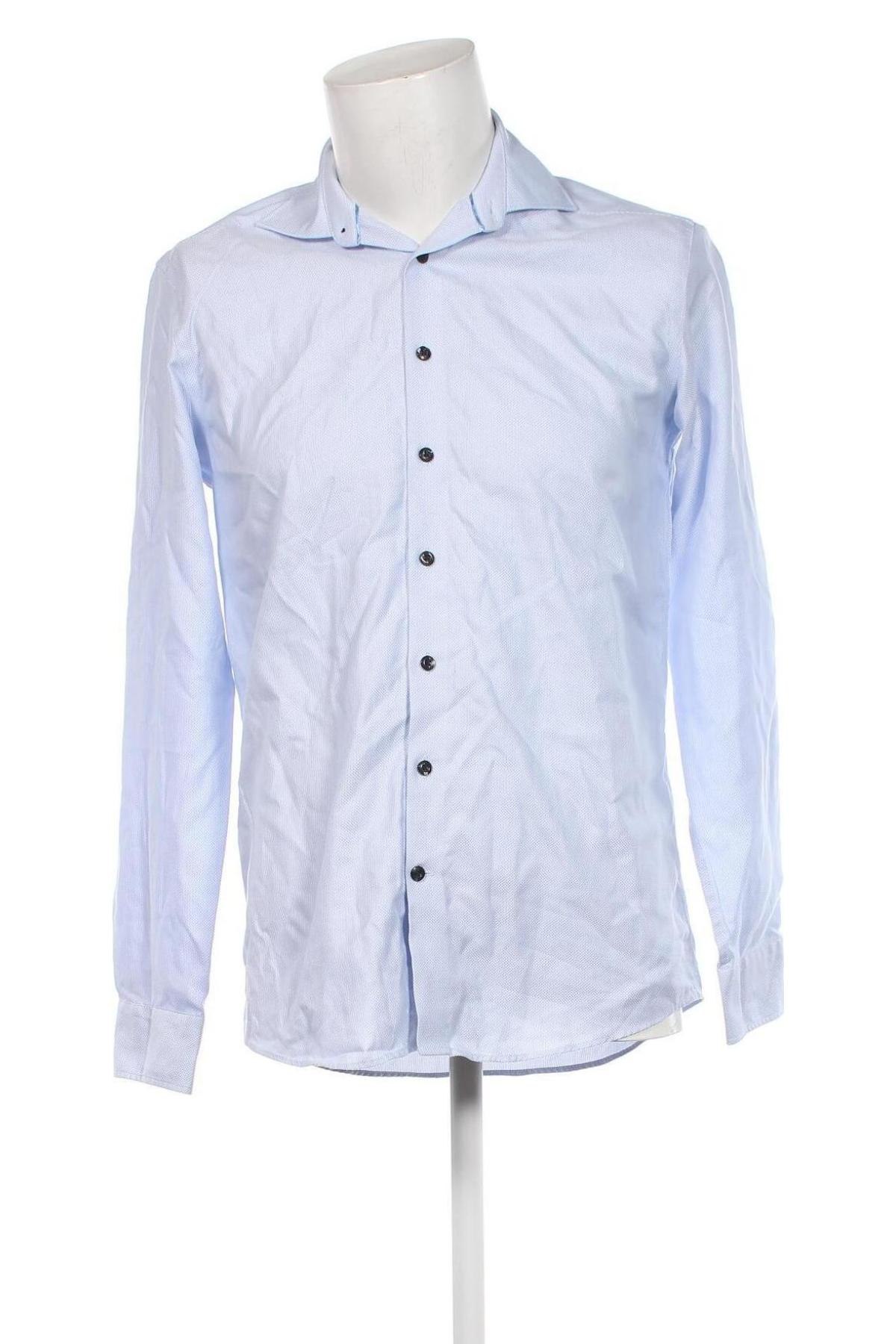 Ανδρικό πουκάμισο Lindbergh, Μέγεθος M, Χρώμα Μπλέ, Τιμή 15,35 €