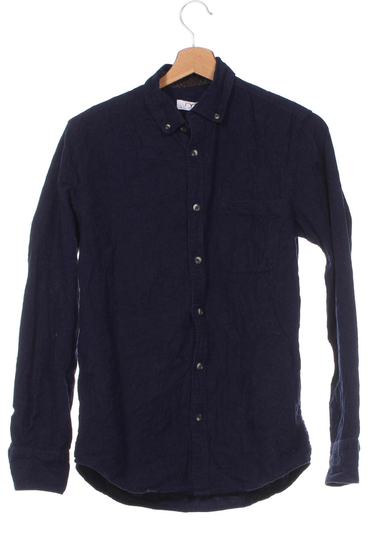 Ανδρικό πουκάμισο M Milano, Μέγεθος S, Χρώμα Μπλέ, Τιμή 5,38 €