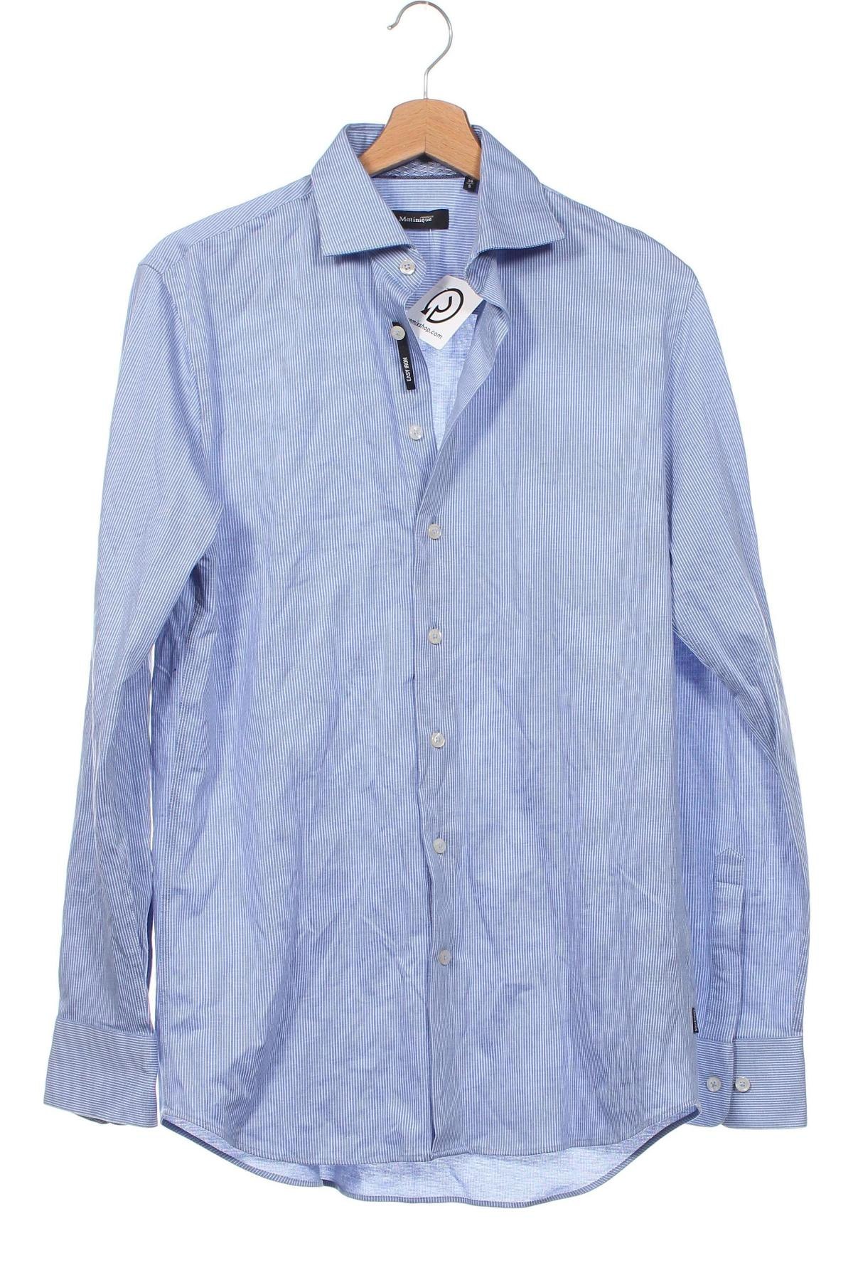 Ανδρικό πουκάμισο Martinique, Μέγεθος S, Χρώμα Μπλέ, Τιμή 6,28 €