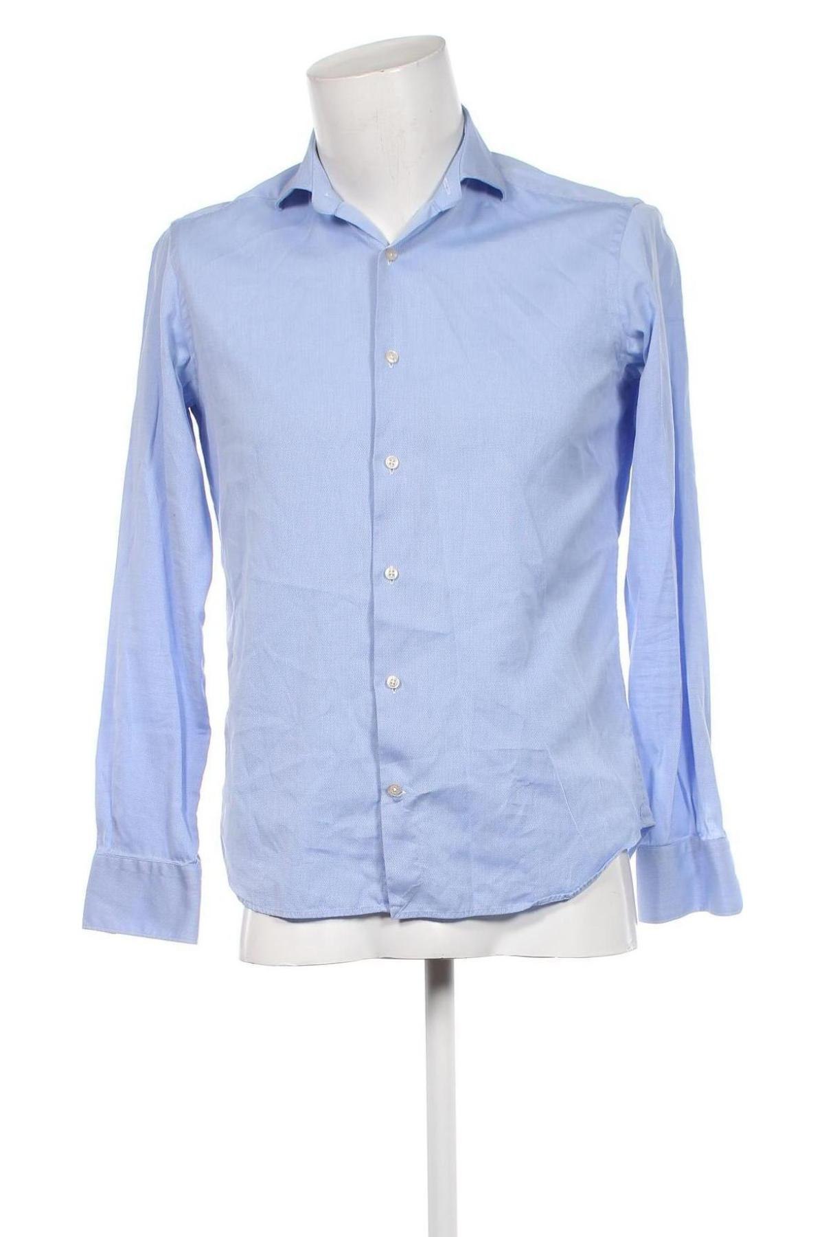 Herrenhemd Massimo Dutti, Größe M, Farbe Blau, Preis € 16,88