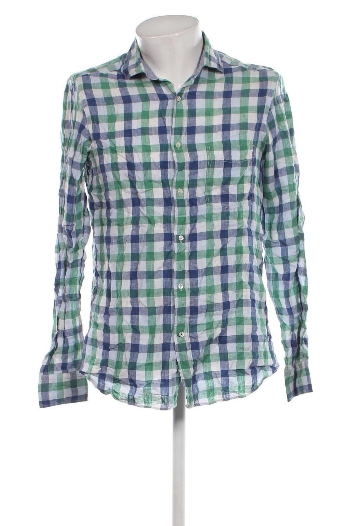 Ανδρικό πουκάμισο Massimo Dutti, Μέγεθος M, Χρώμα Πολύχρωμο, Τιμή 17,01 €