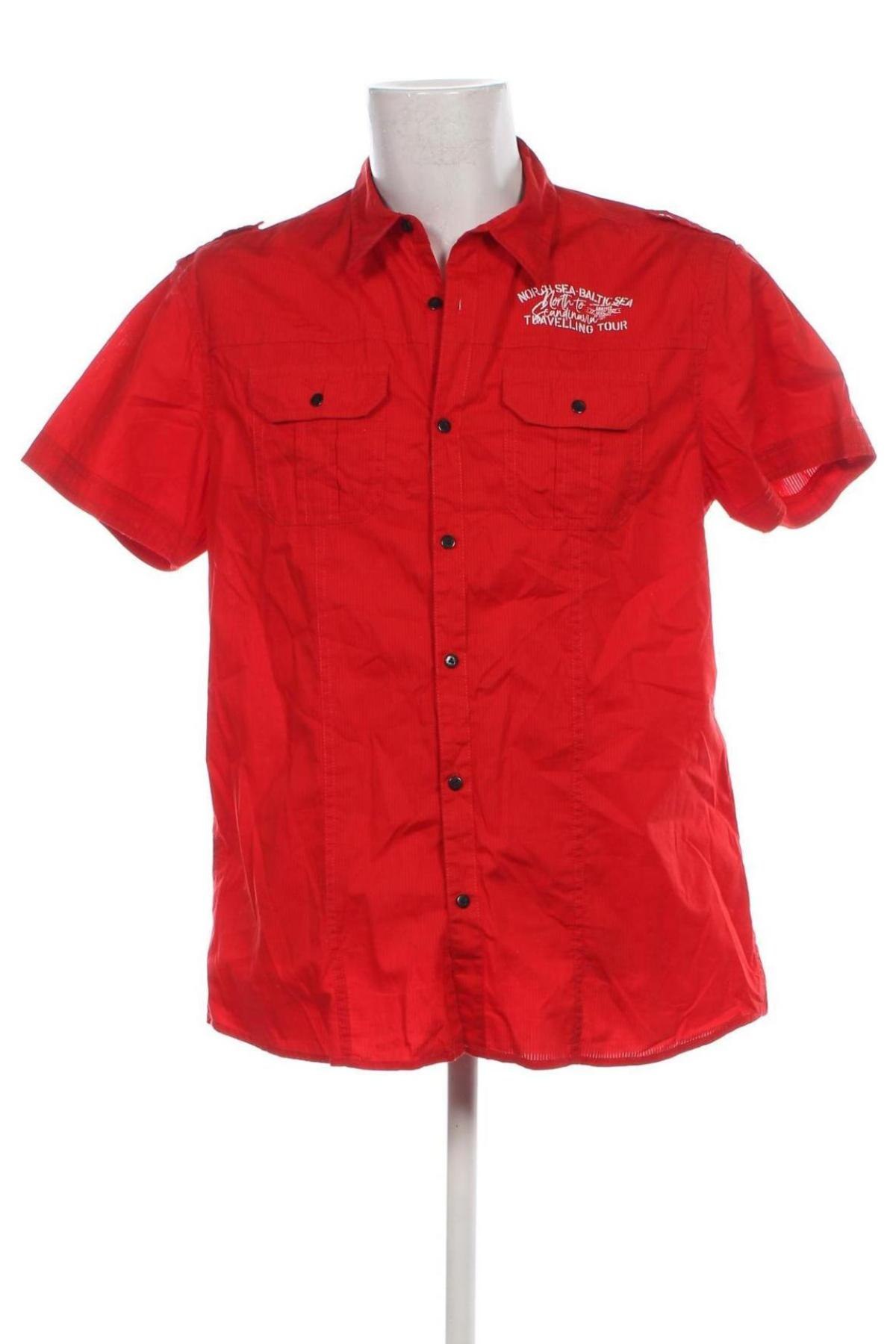 Herrenhemd Much More, Größe XL, Farbe Rot, Preis € 20,18