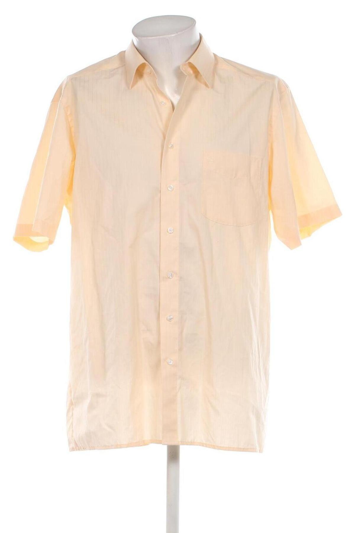 Ανδρικό πουκάμισο Olymp, Μέγεθος XXL, Χρώμα Κίτρινο, Τιμή 15,44 €