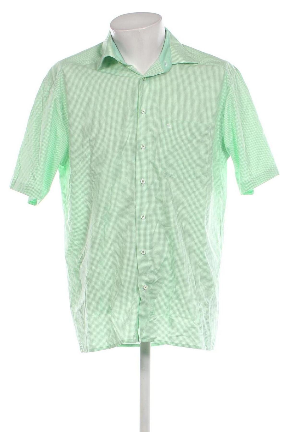 Ανδρικό πουκάμισο Olymp, Μέγεθος L, Χρώμα Πράσινο, Τιμή 15,44 €
