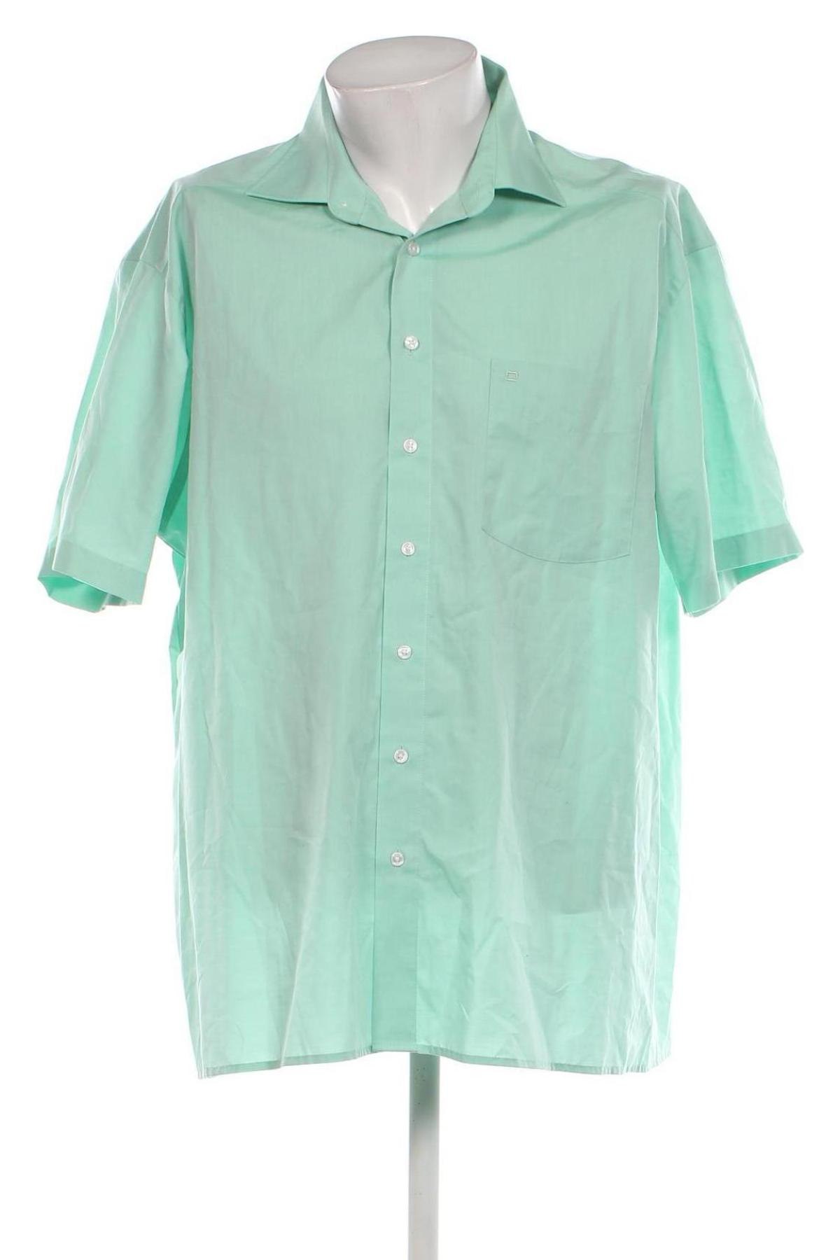 Ανδρικό πουκάμισο Olymp, Μέγεθος XXL, Χρώμα Πράσινο, Τιμή 15,44 €