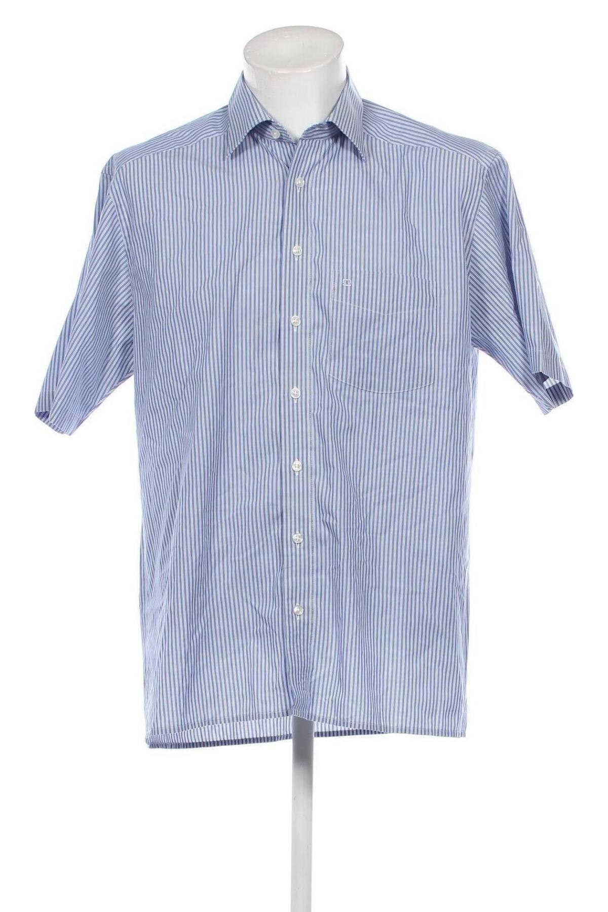 Ανδρικό πουκάμισο Olymp, Μέγεθος L, Χρώμα Μπλέ, Τιμή 16,33 €