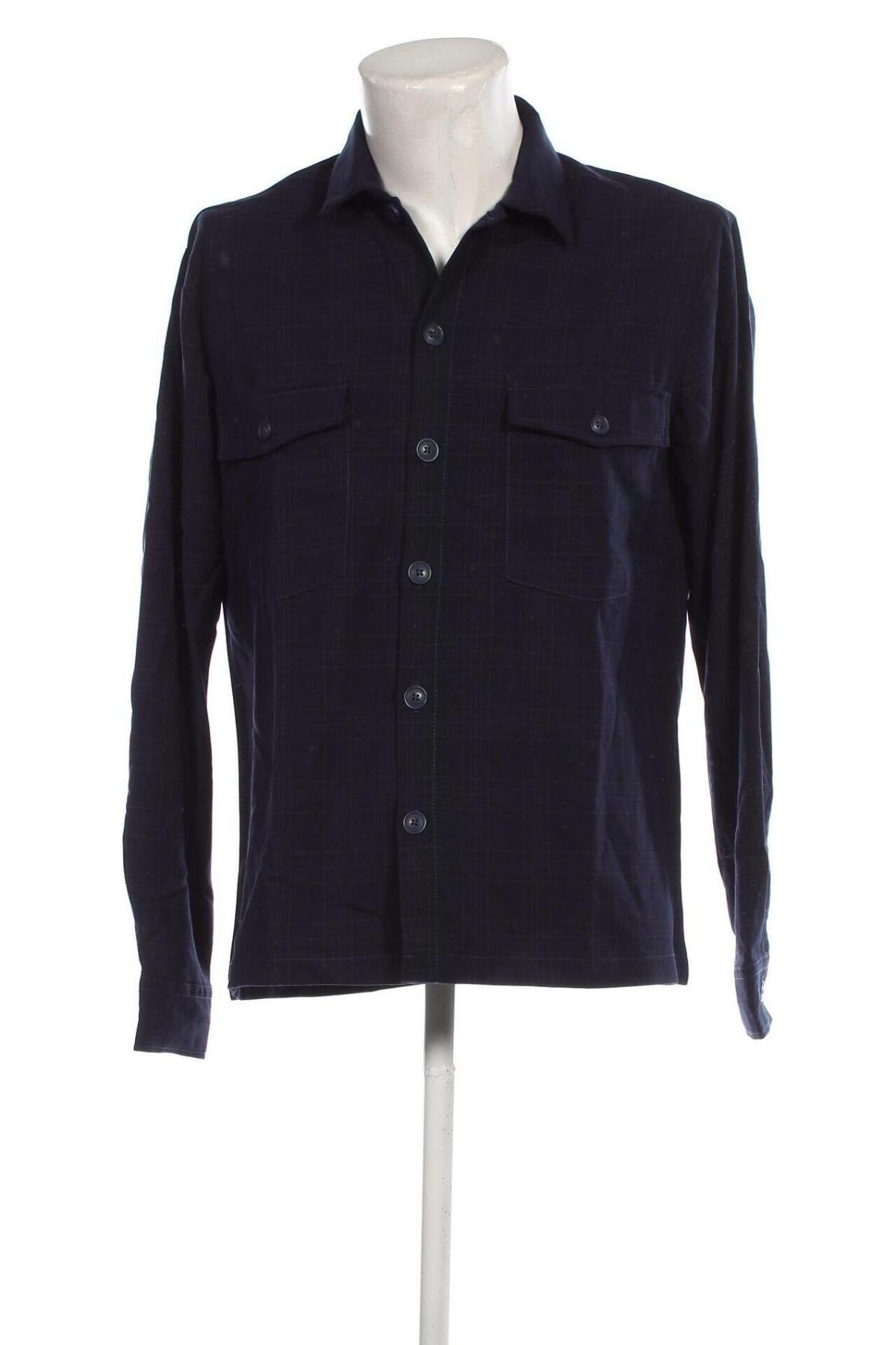 Ανδρικό πουκάμισο Only & Sons, Μέγεθος M, Χρώμα Μπλέ, Τιμή 18,49 €