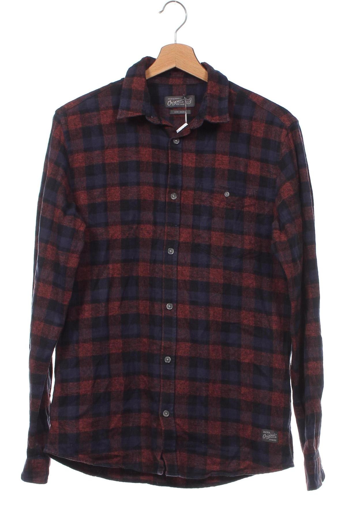 Herrenhemd Originals By Jack & Jones, Größe S, Farbe Mehrfarbig, Preis € 9,46