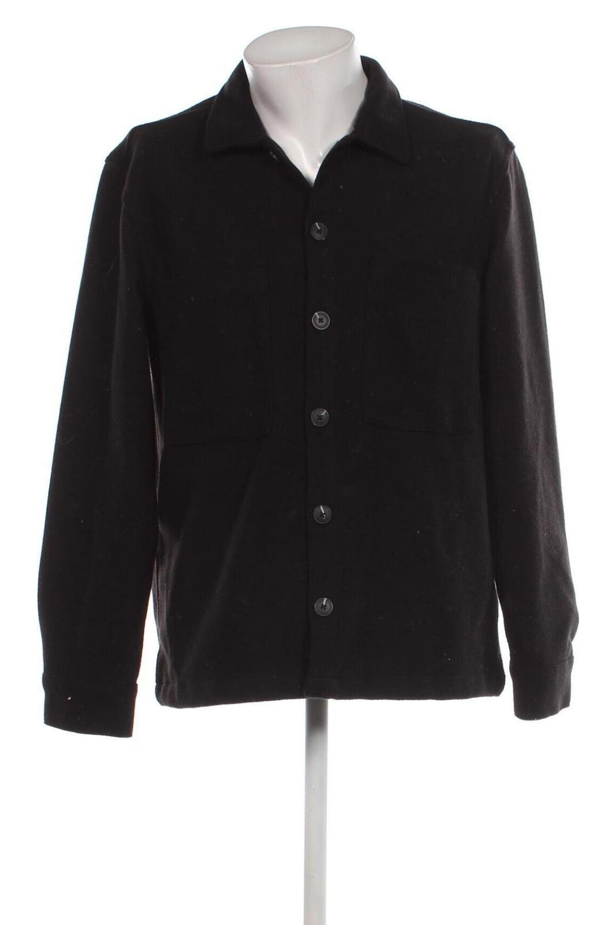 Мъжка риза Originals By Jack & Jones, Размер XL, Цвят Черен, Цена 18,70 лв.