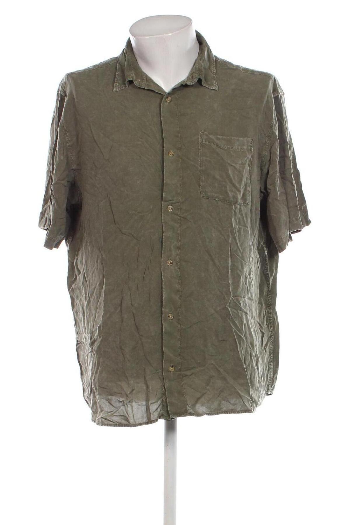 Ανδρικό πουκάμισο Originals By Jack & Jones, Μέγεθος XL, Χρώμα Πράσινο, Τιμή 17,86 €