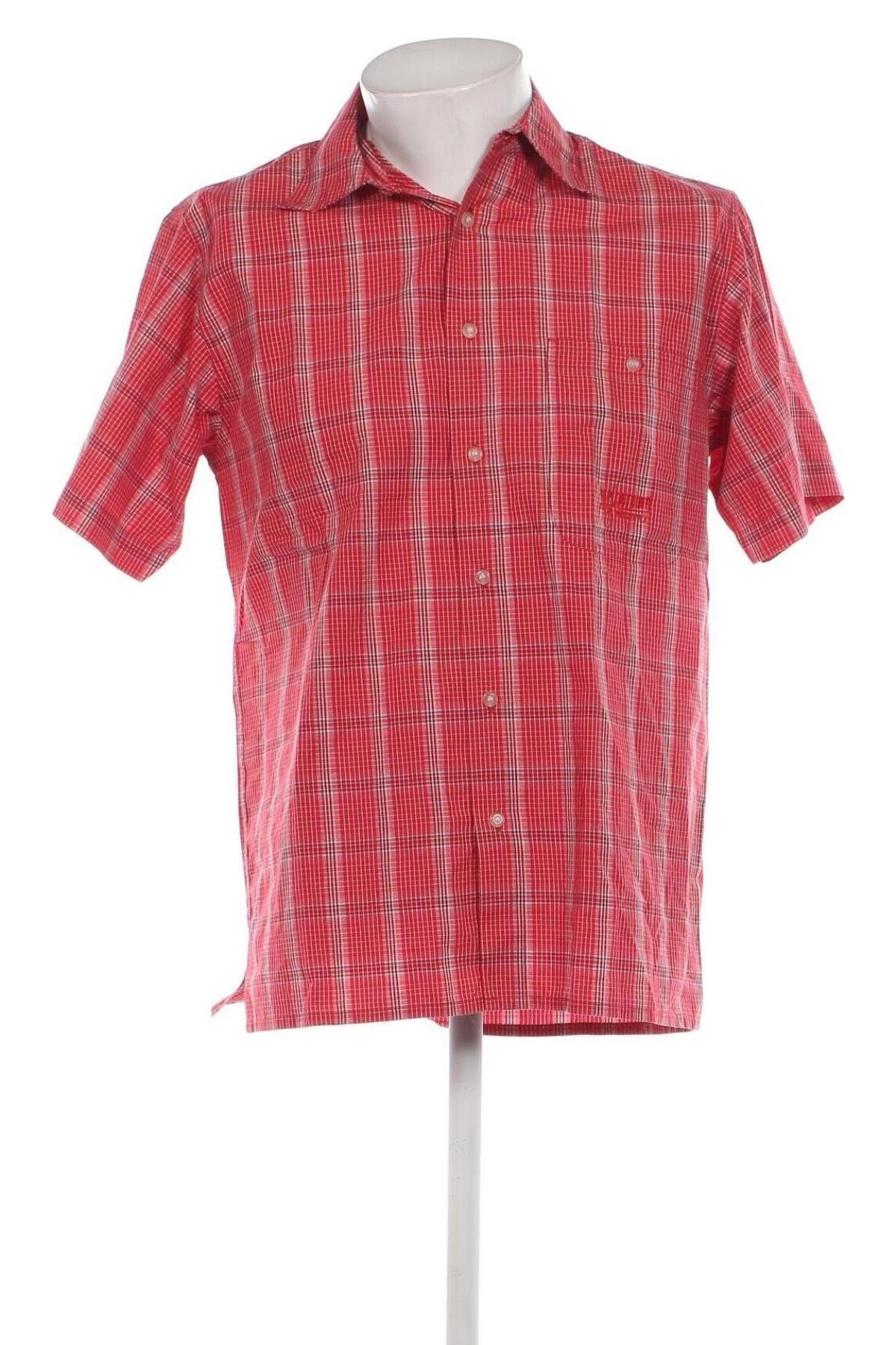 Ανδρικό πουκάμισο Outdoor Discovery, Μέγεθος M, Χρώμα Κόκκινο, Τιμή 9,17 €