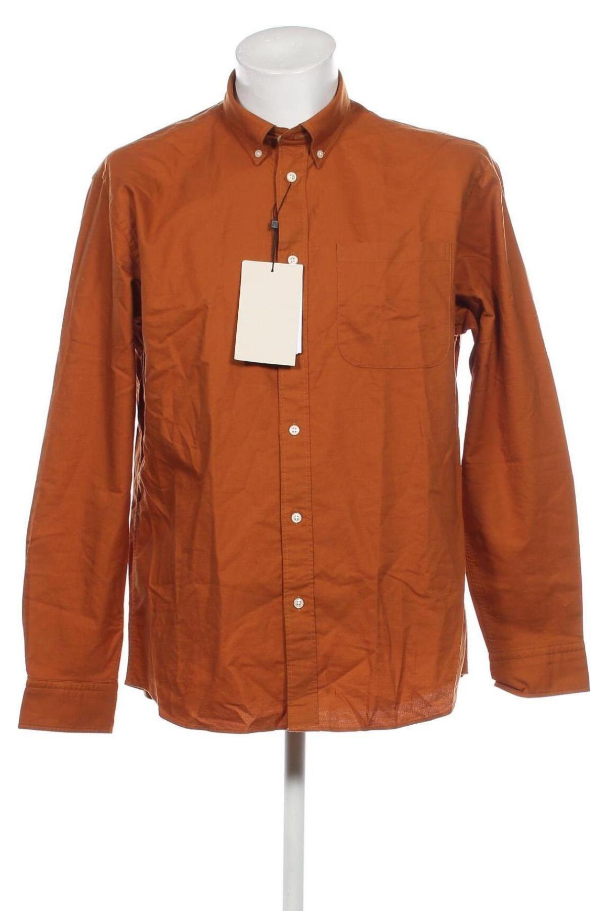 Herrenhemd Selected Homme, Größe XL, Farbe Orange, Preis € 23,97