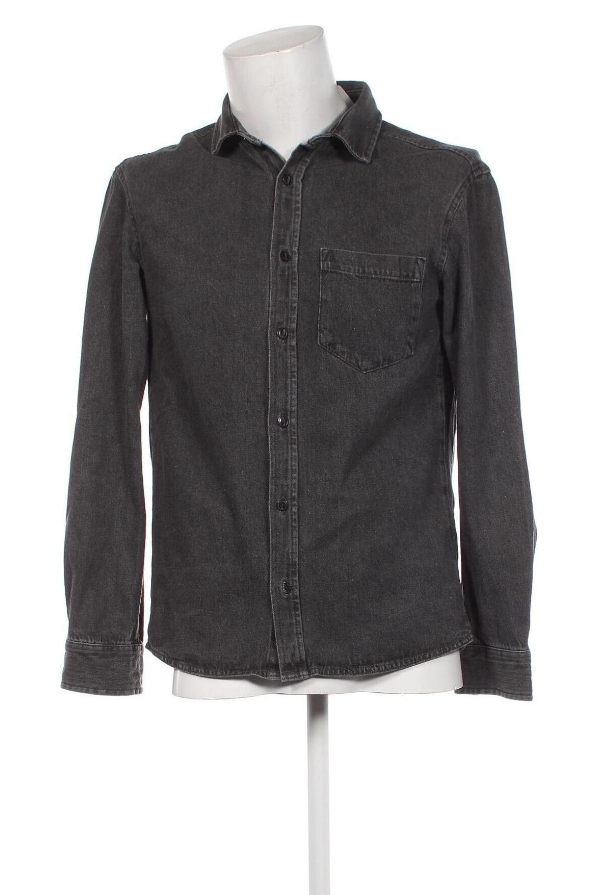 Herrenhemd Sinsay, Größe M, Farbe Grau, Preis € 8,45