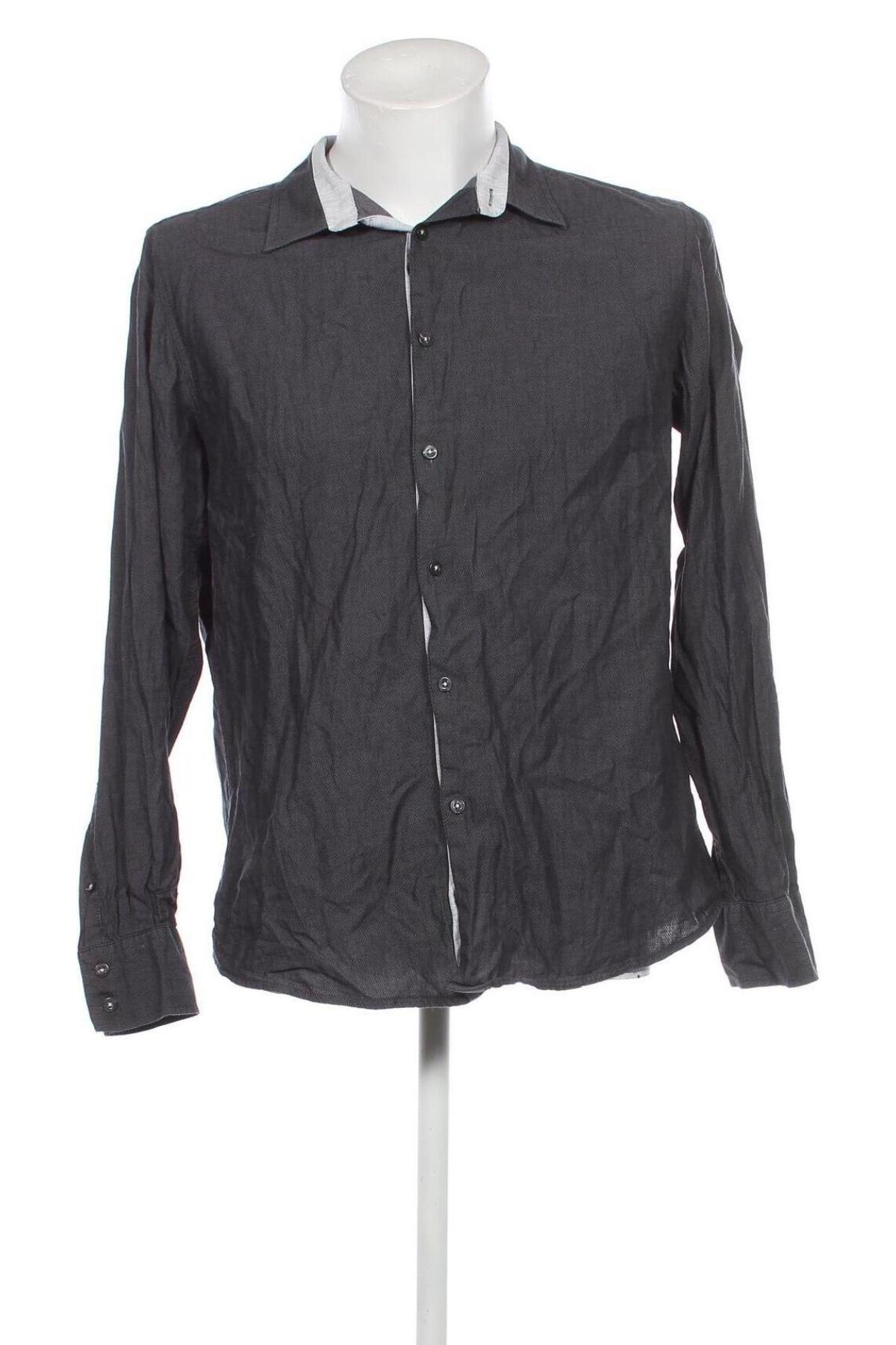 Ανδρικό πουκάμισο Smog, Μέγεθος L, Χρώμα Γκρί, Τιμή 8,07 €