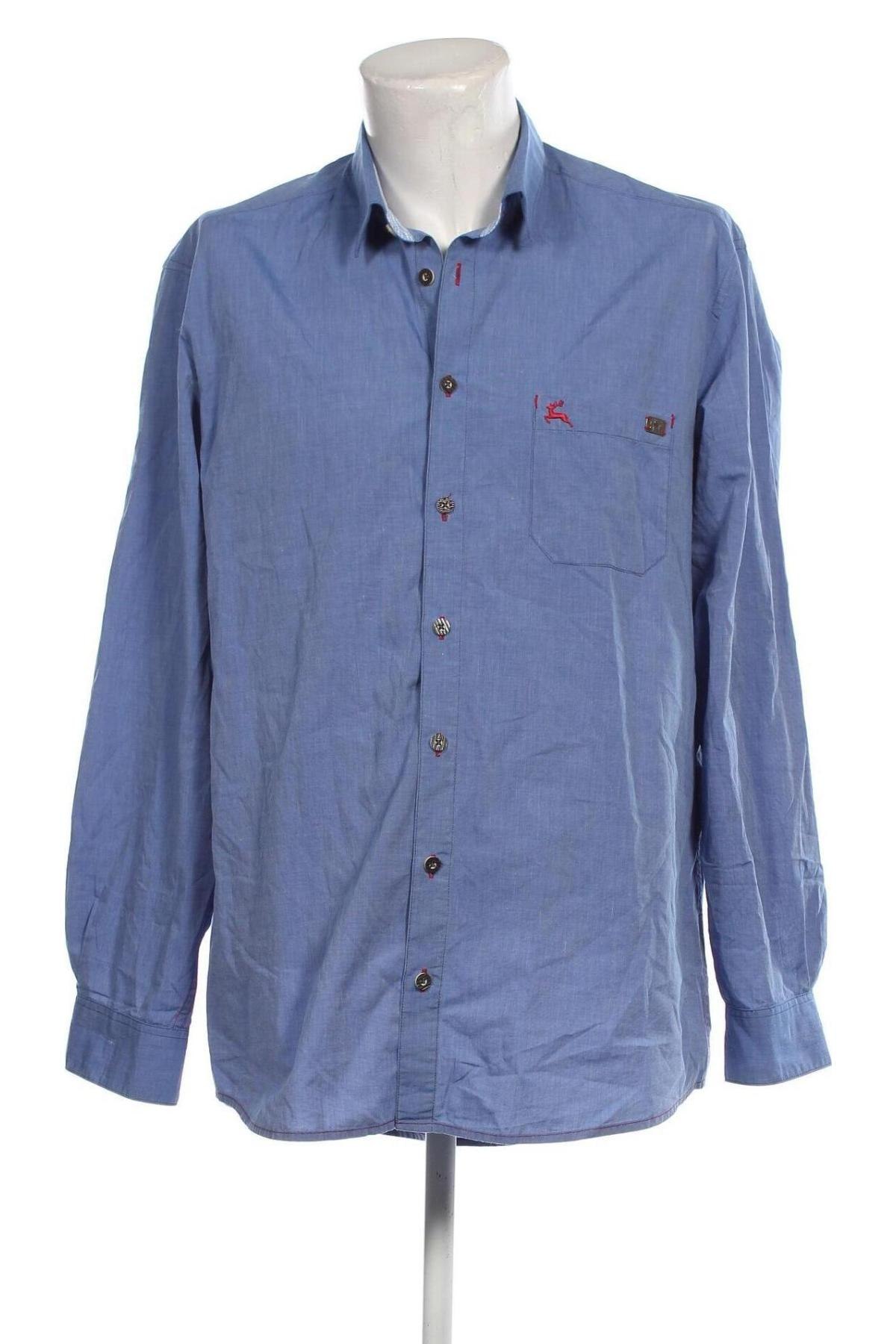 Ανδρικό πουκάμισο Spieth & Wensky, Μέγεθος XXL, Χρώμα Μπλέ, Τιμή 11,57 €