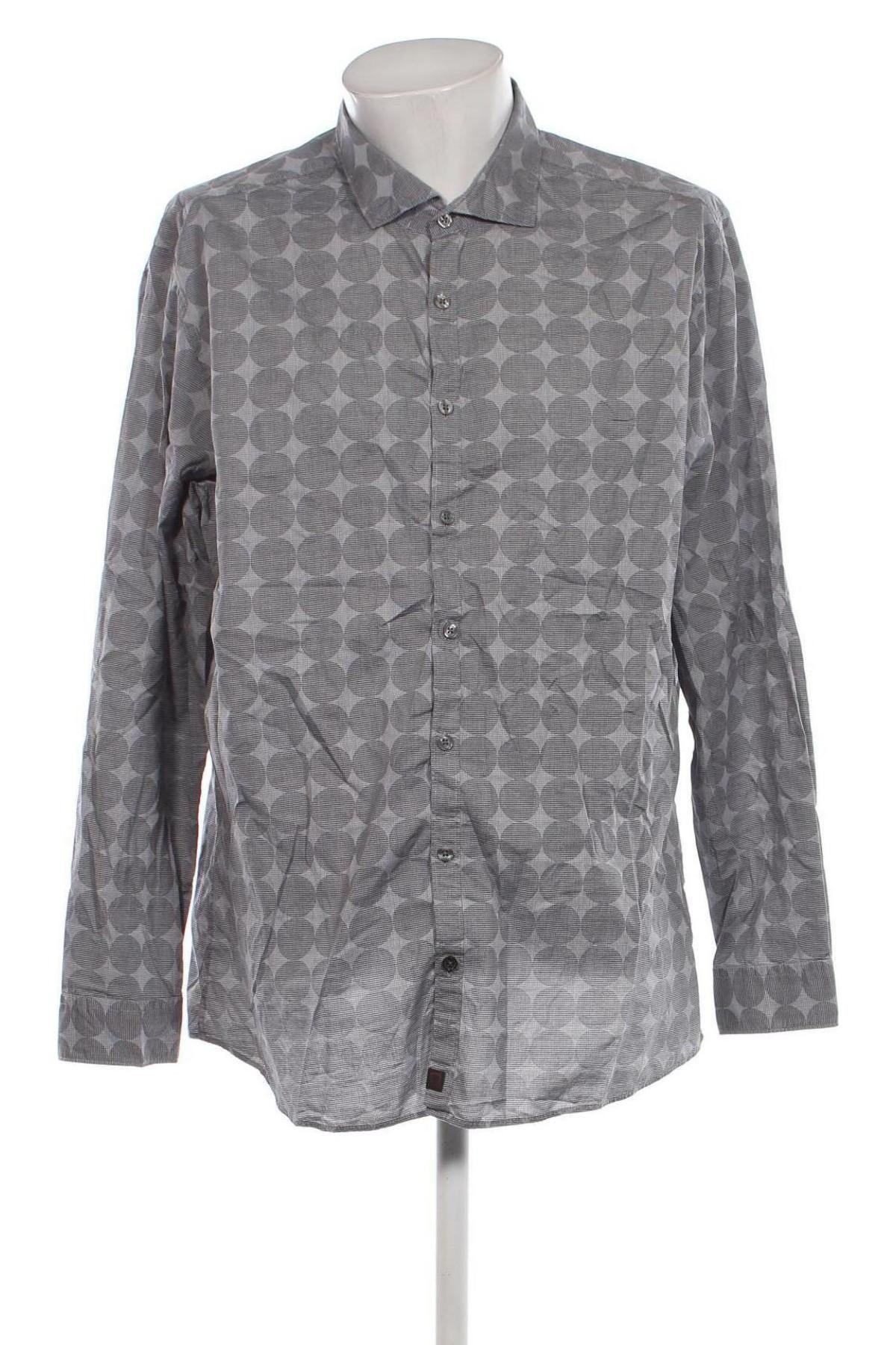 Ανδρικό πουκάμισο Strellson, Μέγεθος XXL, Χρώμα Γκρί, Τιμή 17,01 €