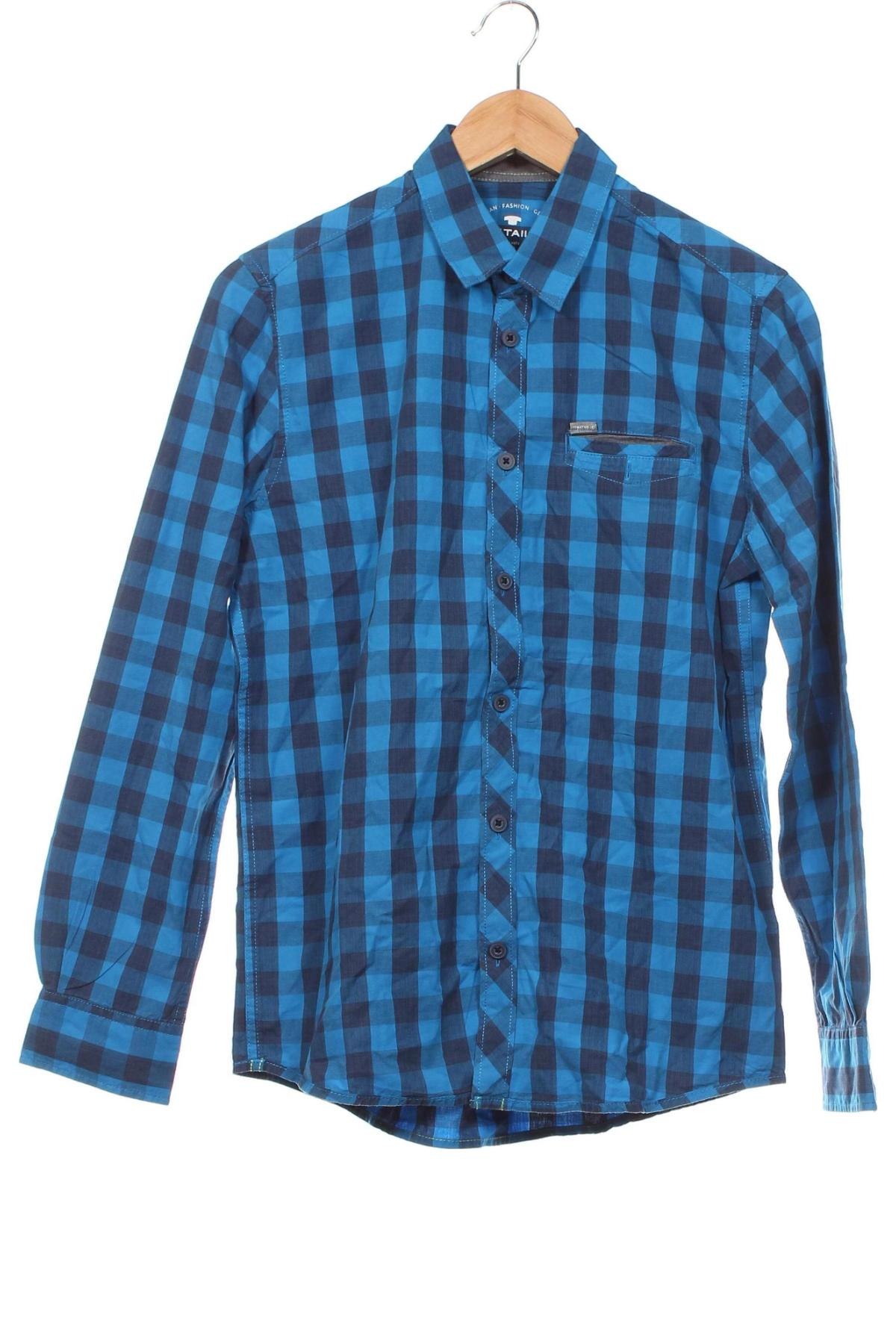Мъжка риза Tom Tailor, Размер S, Цвят Син, Цена 13,60 лв.