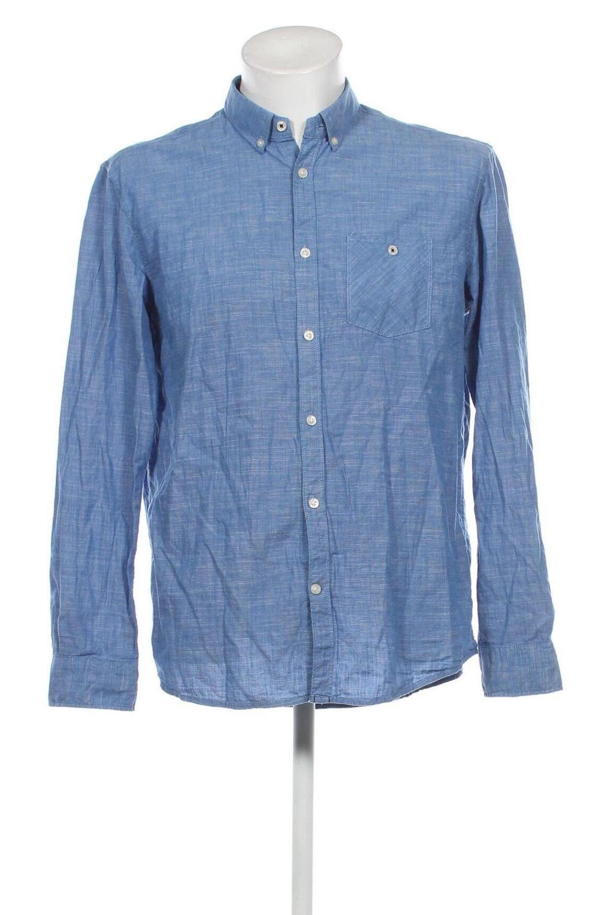 Herrenhemd Tom Tailor, Größe L, Farbe Blau, Preis 23,66 €