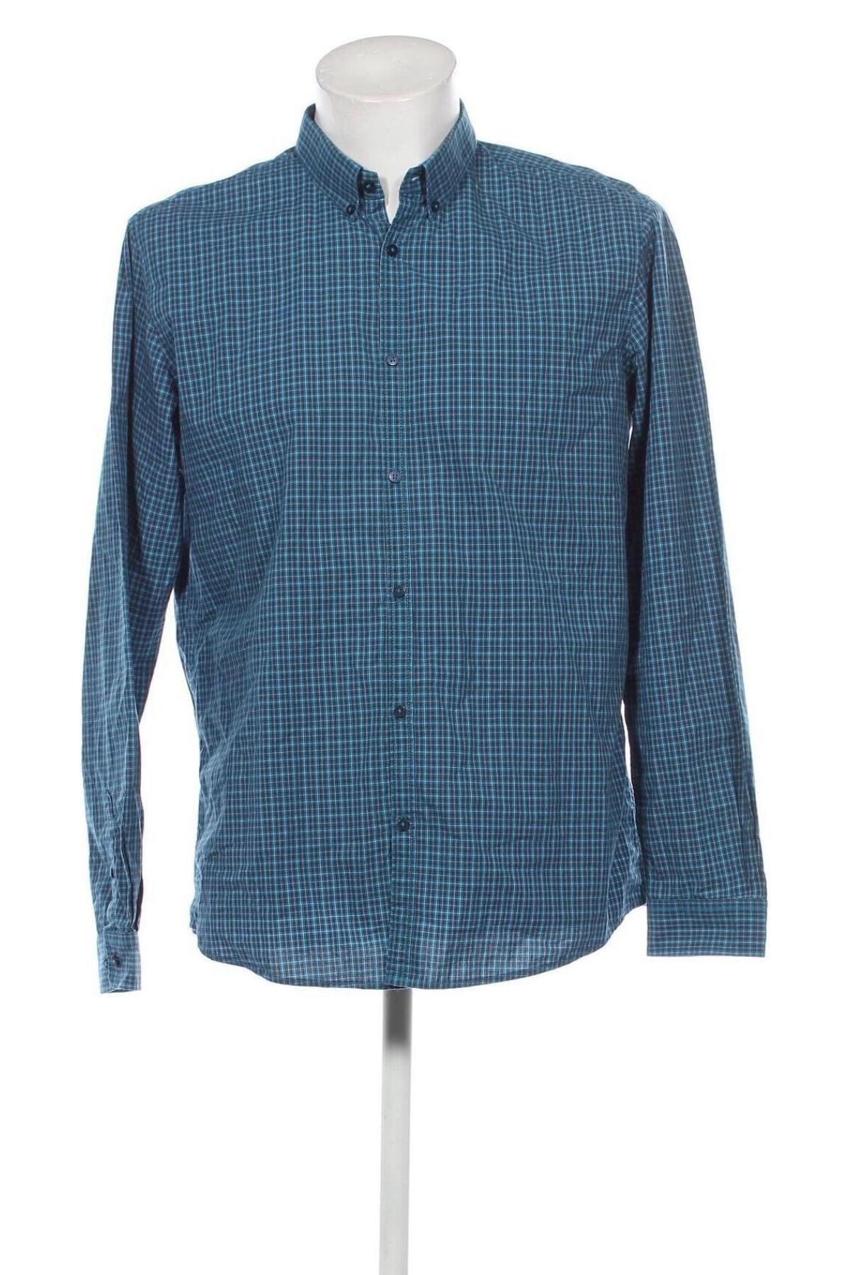 Ανδρικό πουκάμισο Tom Tailor, Μέγεθος L, Χρώμα Μπλέ, Τιμή 9,46 €