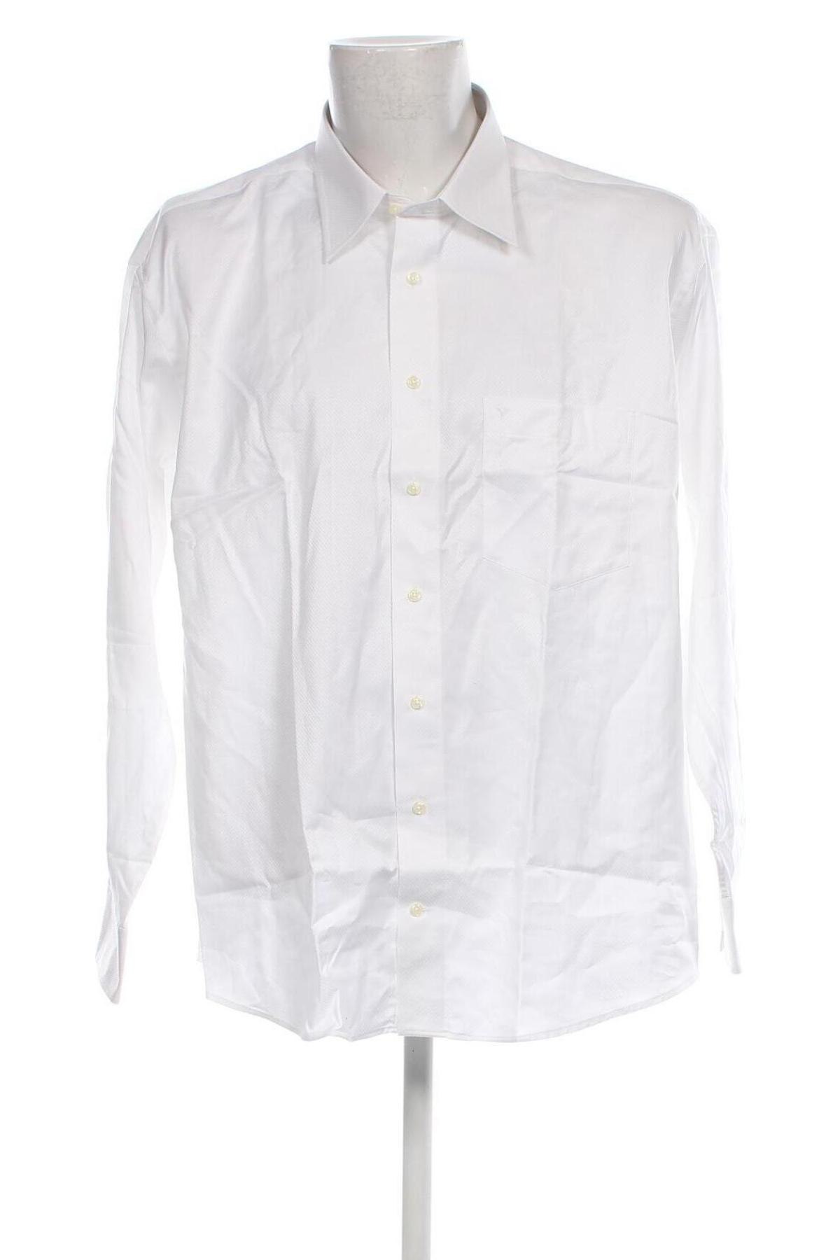 Ανδρικό πουκάμισο Yorn, Μέγεθος XXL, Χρώμα Λευκό, Τιμή 8,97 €