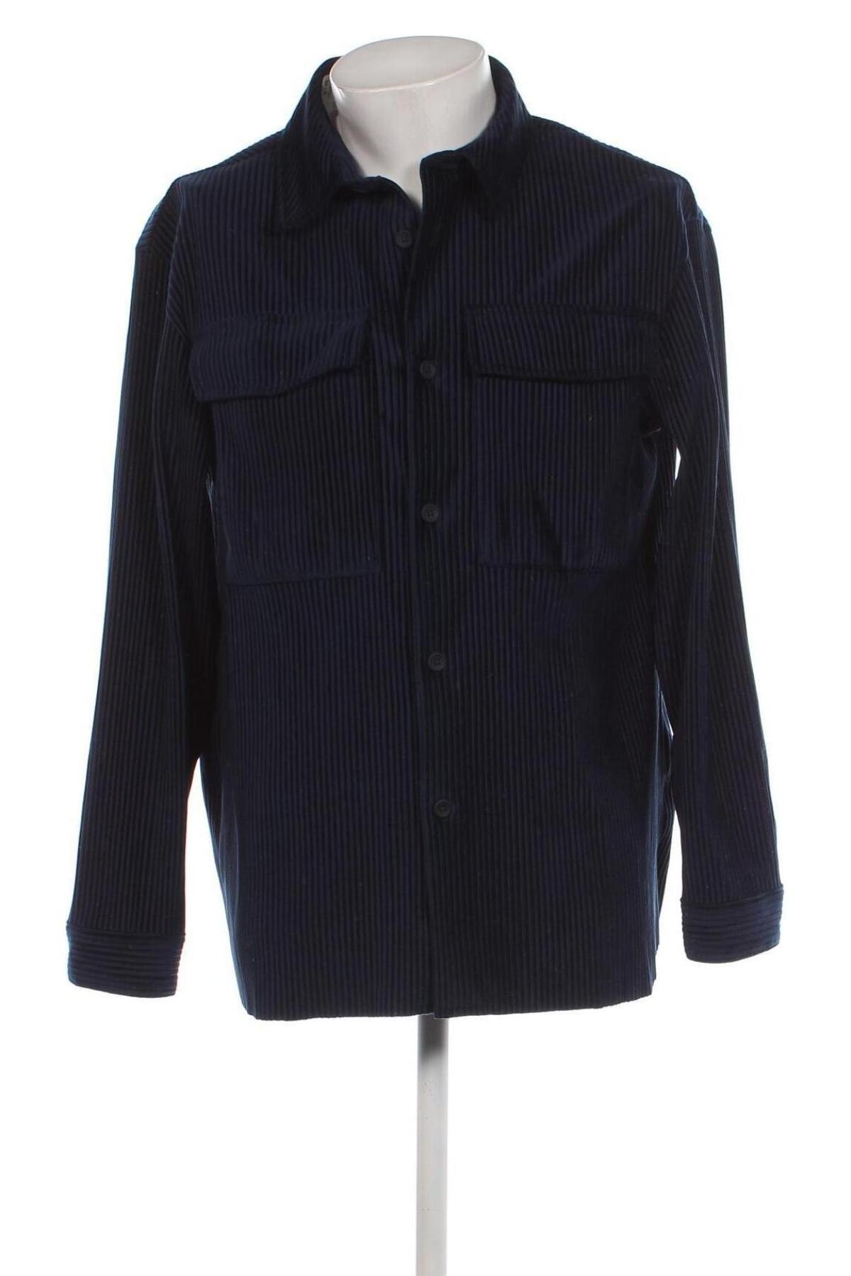 Ανδρικό πουκάμισο Zara, Μέγεθος M, Χρώμα Μπλέ, Τιμή 8,41 €
