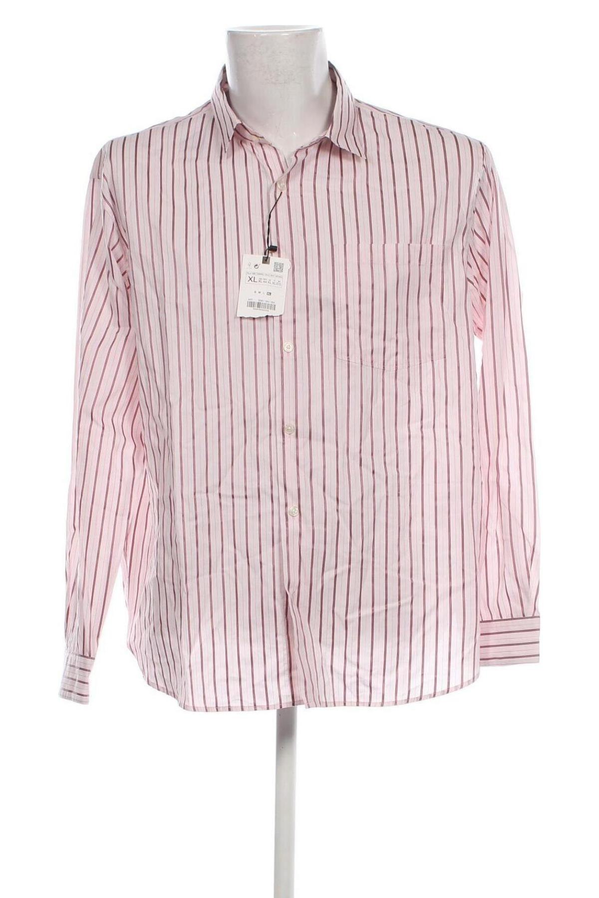 Мъжка риза Zara, Размер XL, Цвят Многоцветен, Цена 50,05 лв.