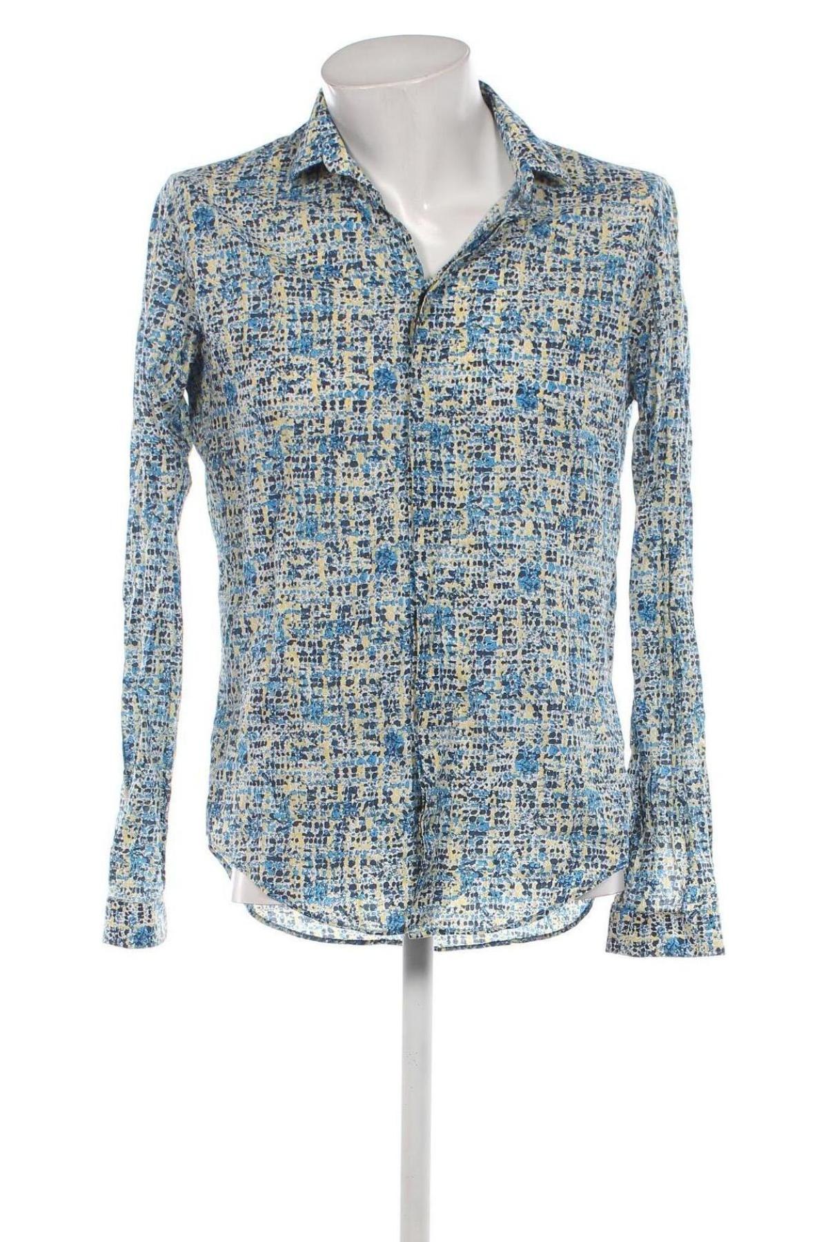 Мъжка риза Zara Man, Размер L, Цвят Многоцветен, Цена 17,00 лв.