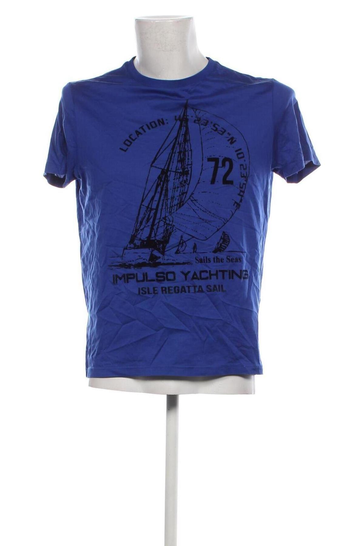 Herren T-Shirt, Größe L, Farbe Blau, Preis € 9,05