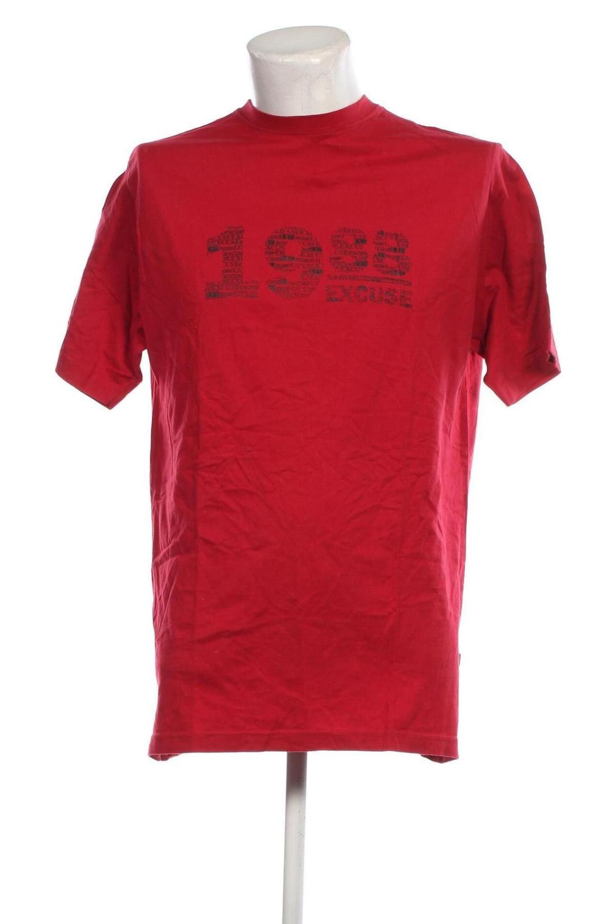 Herren T-Shirt, Größe XXL, Farbe Rot, Preis € 8,15