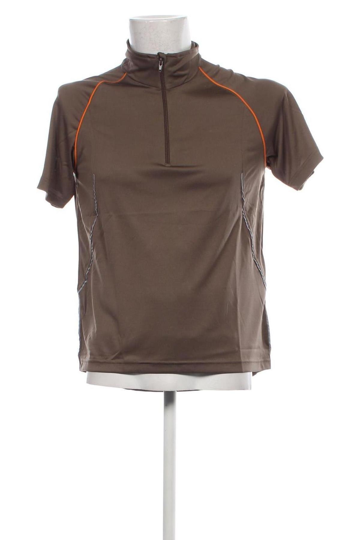 Ανδρικό t-shirt 4 Sports, Μέγεθος L, Χρώμα Καφέ, Τιμή 12,34 €