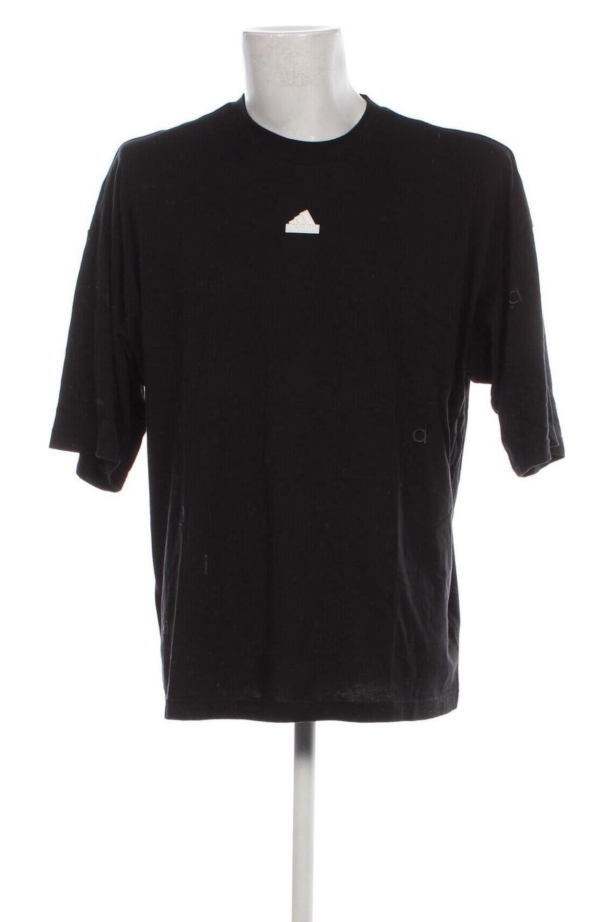 Мъжка тениска Adidas, Размер L, Цвят Черен, Цена 62,00 лв.