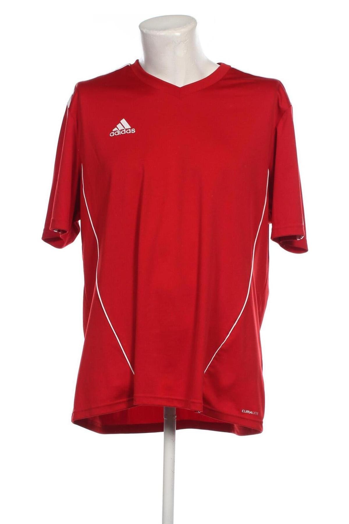 Męski T-shirt Adidas, Rozmiar XXL, Kolor Czerwony, Cena 86,36 zł