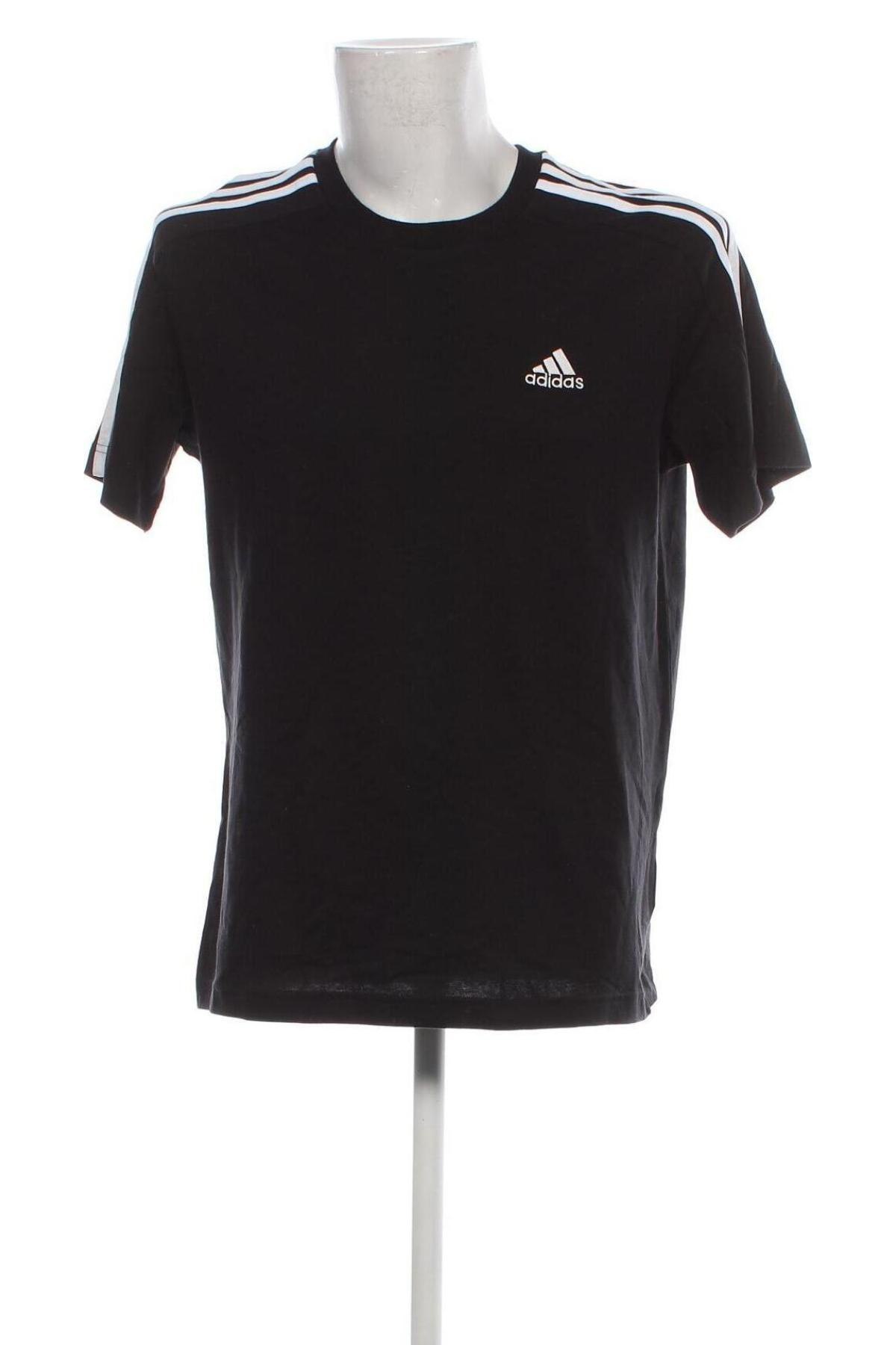 Herren T-Shirt Adidas, Größe M, Farbe Schwarz, Preis 30,36 €