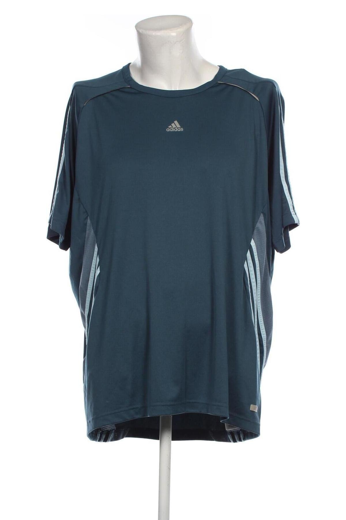 Ανδρικό t-shirt Adidas, Μέγεθος XXL, Χρώμα Πράσινο, Τιμή 16,70 €