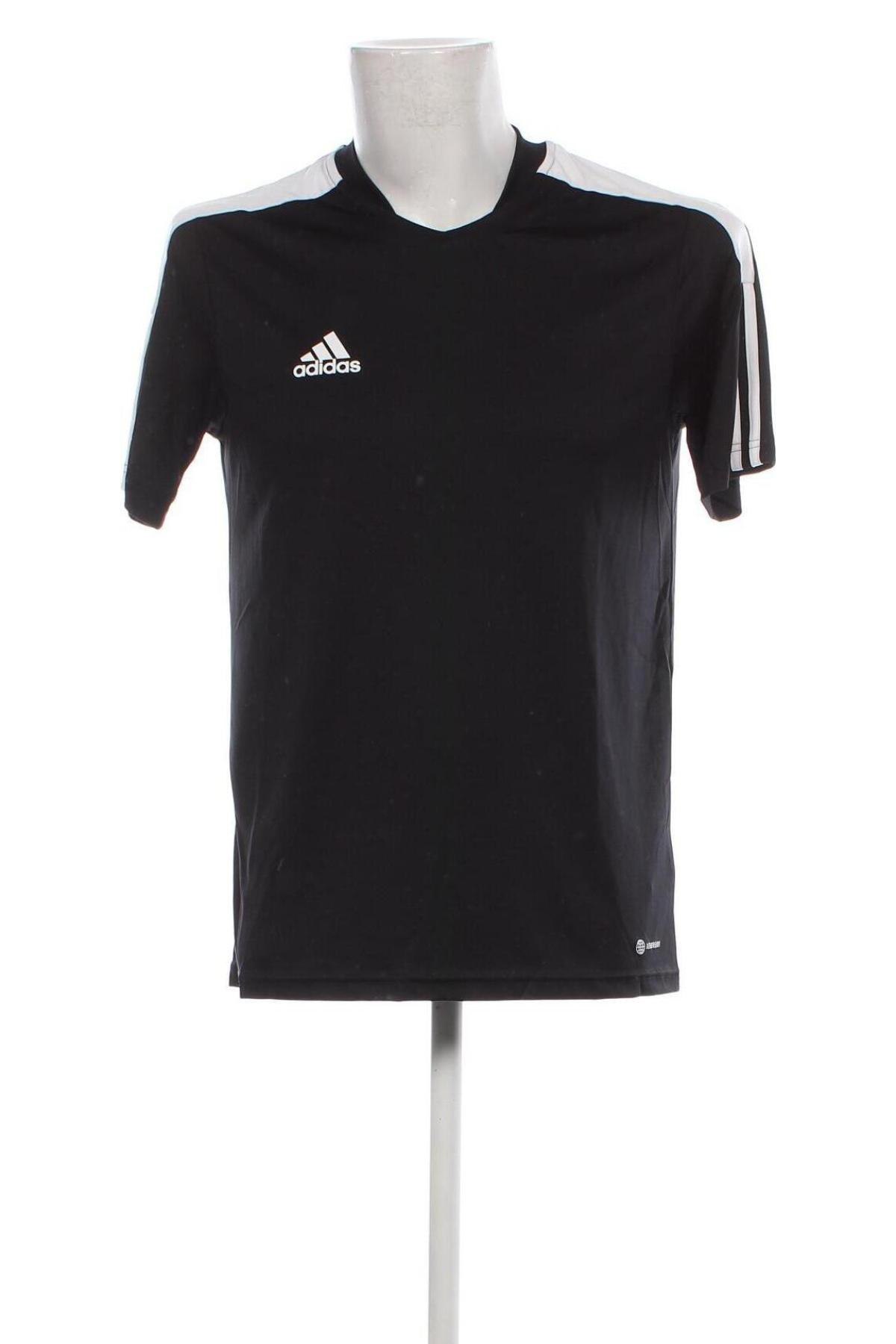 Ανδρικό t-shirt Adidas, Μέγεθος M, Χρώμα Μαύρο, Τιμή 30,36 €