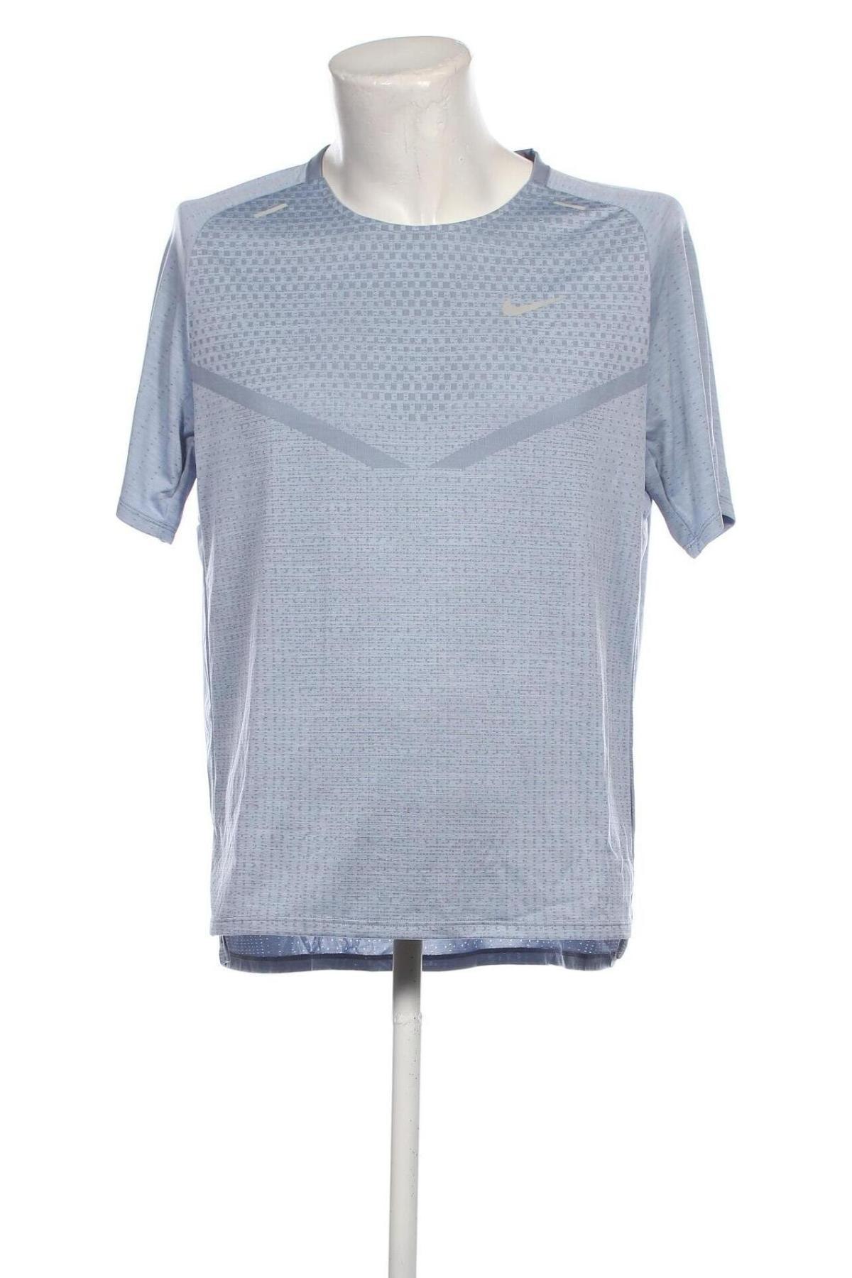 Мъжка тениска Nike, Размер L, Цвят Син, Цена 62,00 лв.