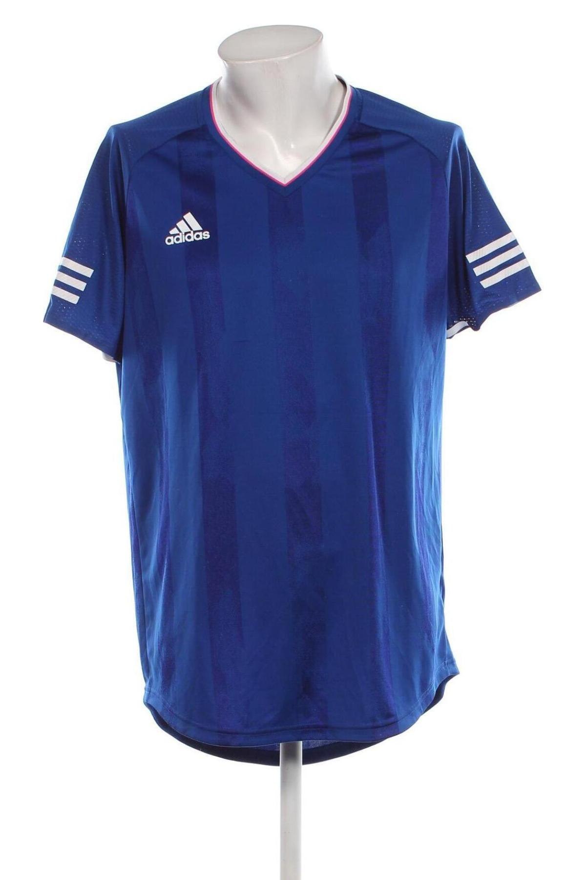 Herren T-Shirt Adidas, Größe XL, Farbe Blau, Preis € 17,85