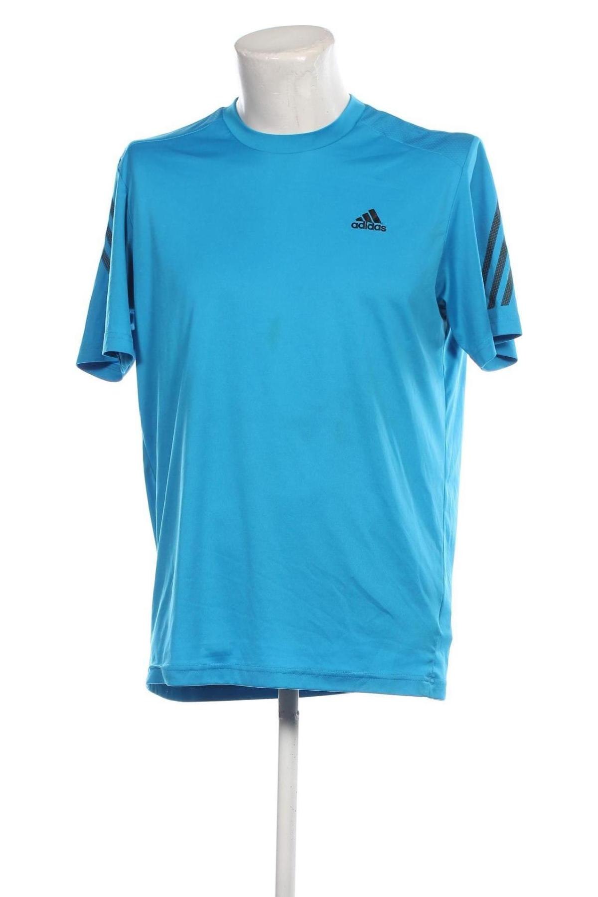 Herren T-Shirt Adidas, Größe L, Farbe Blau, Preis € 17,85