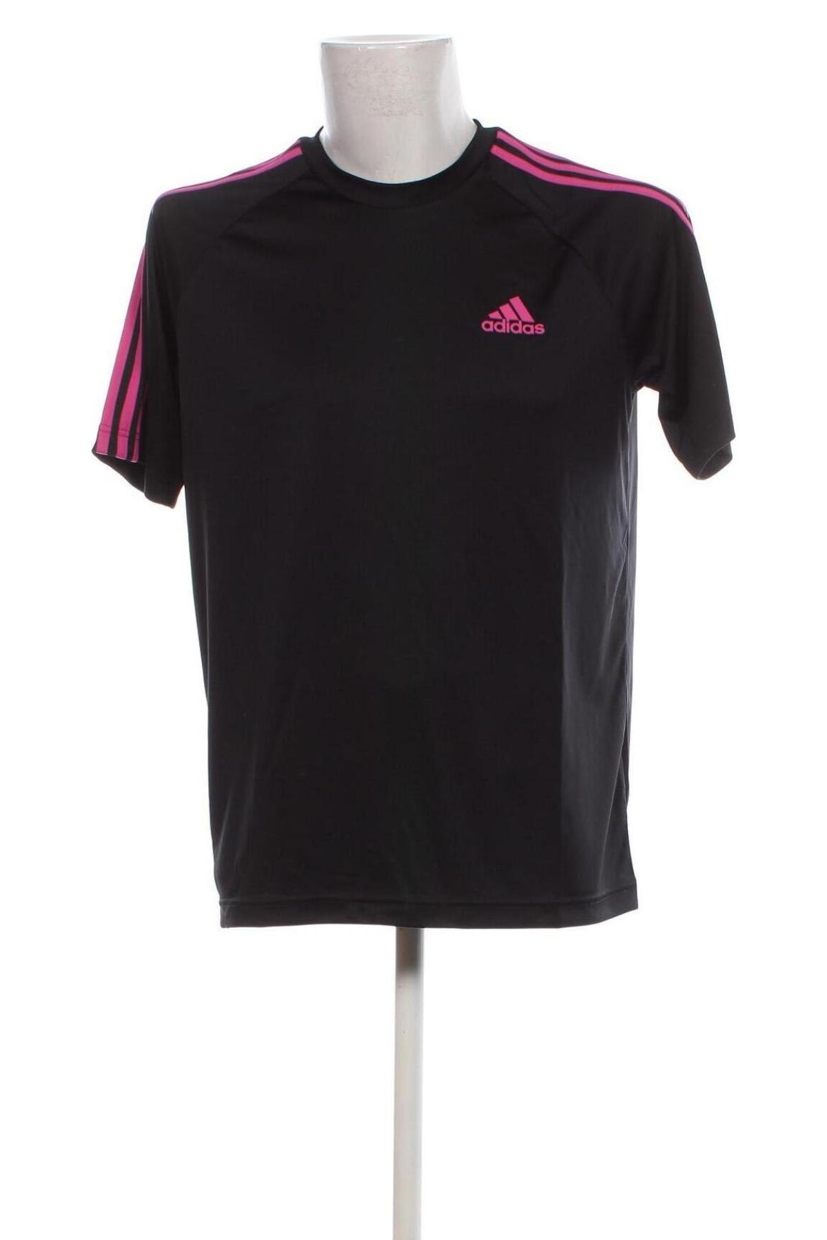 Herren T-Shirt Adidas, Größe M, Farbe Schwarz, Preis € 22,20