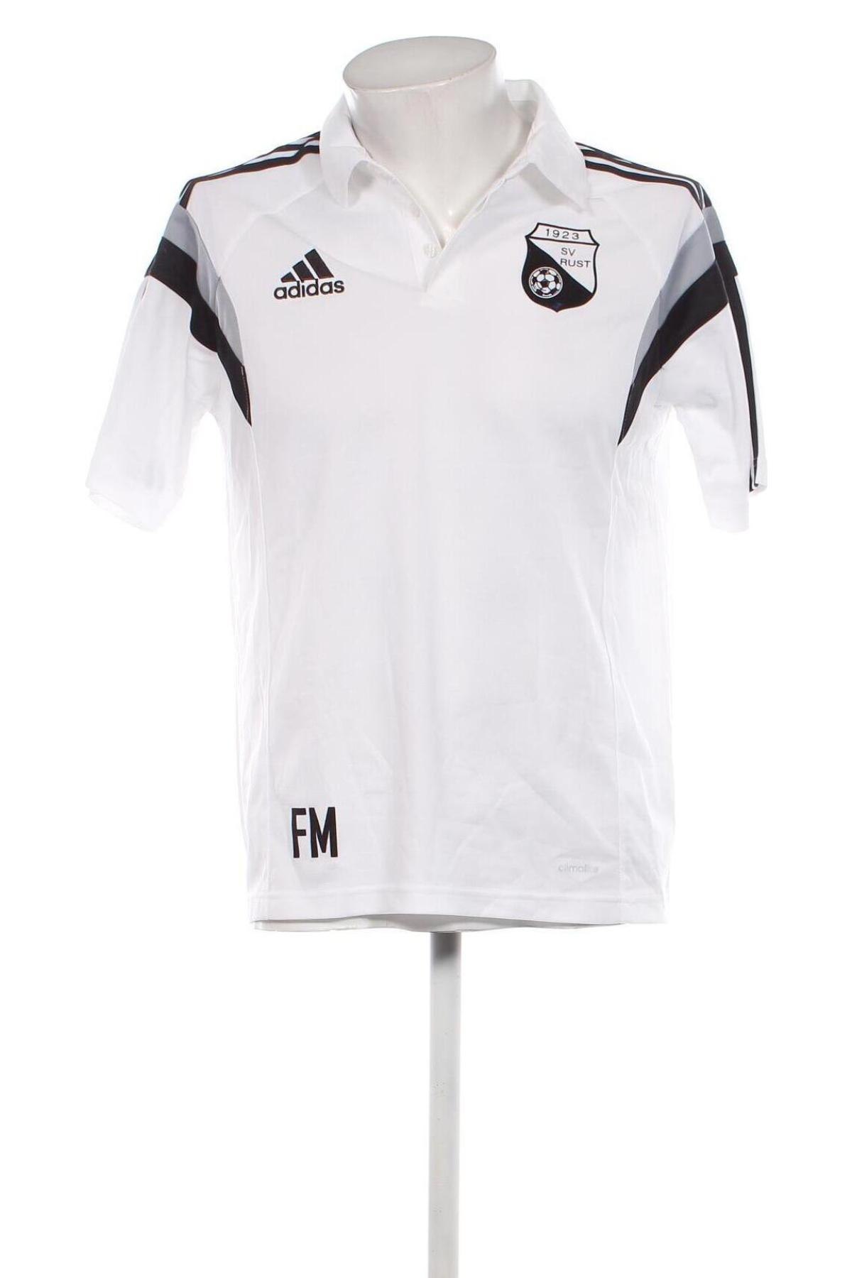 Herren T-Shirt Adidas, Größe M, Farbe Weiß, Preis 16,91 €