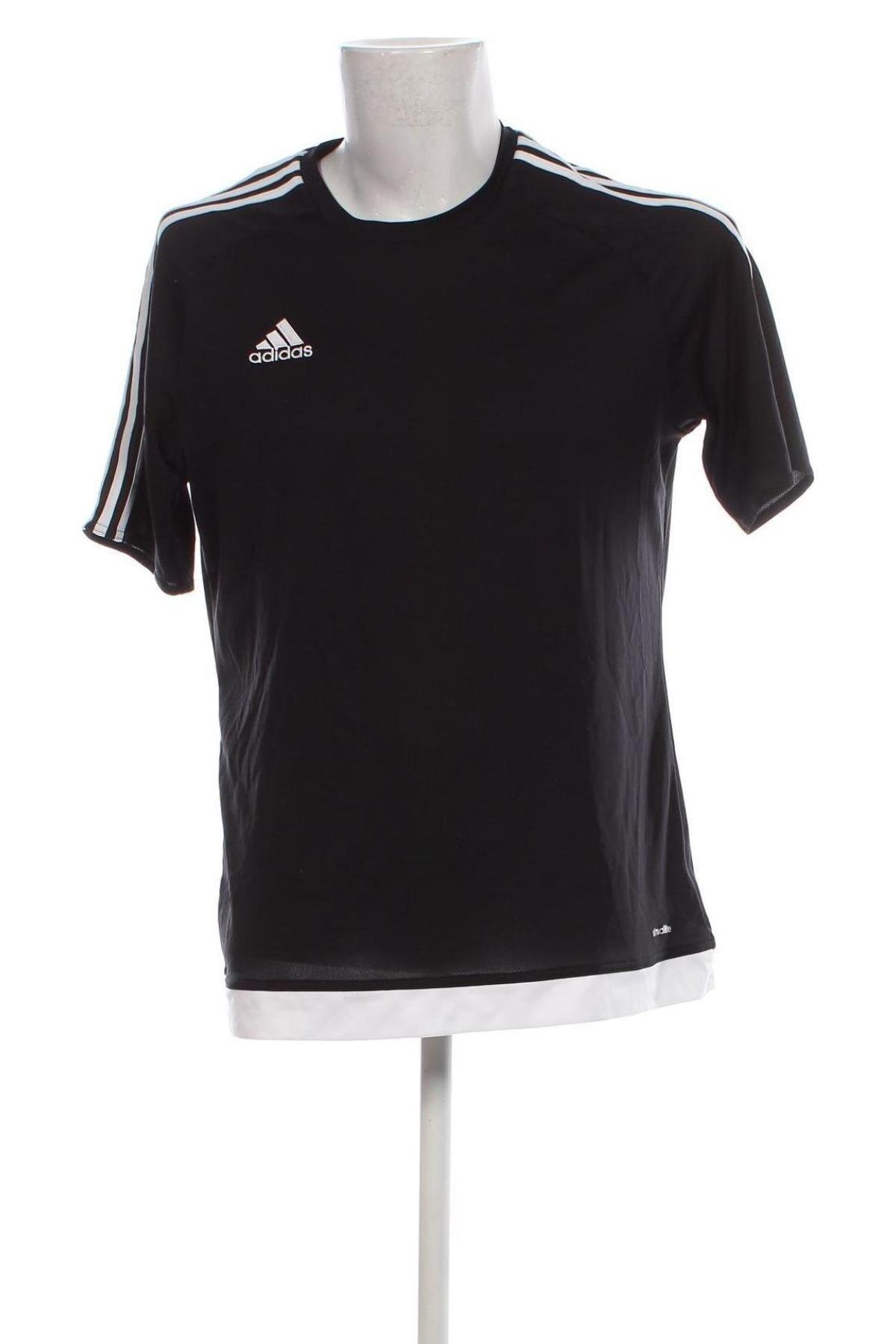 Herren T-Shirt Adidas, Größe L, Farbe Schwarz, Preis € 17,85