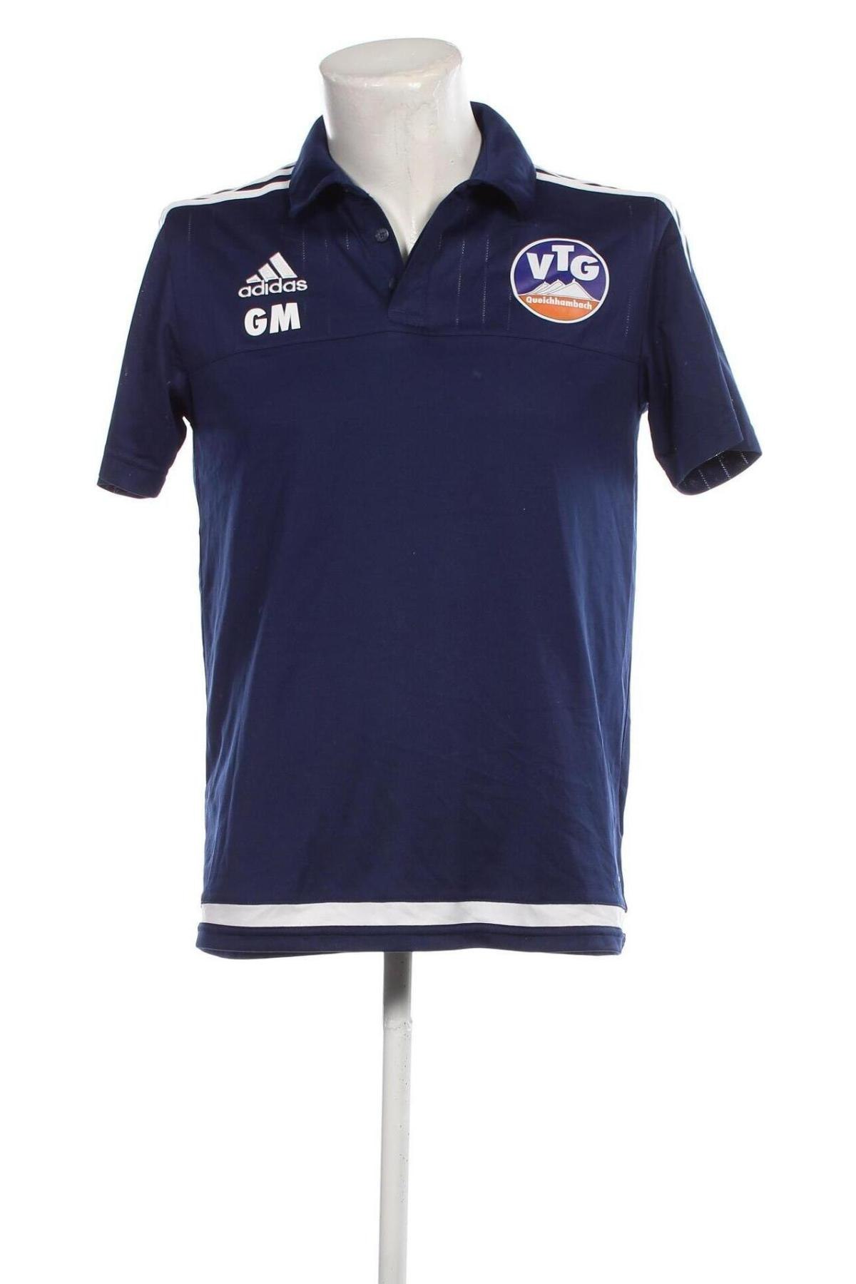 Ανδρικό t-shirt Adidas, Μέγεθος M, Χρώμα Μπλέ, Τιμή 15,87 €