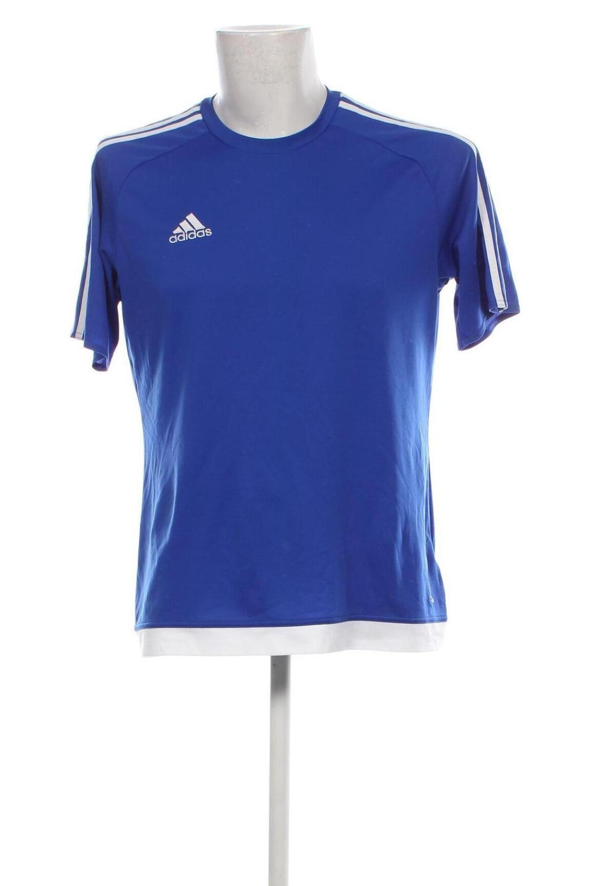 Herren T-Shirt Adidas, Größe L, Farbe Blau, Preis € 17,85