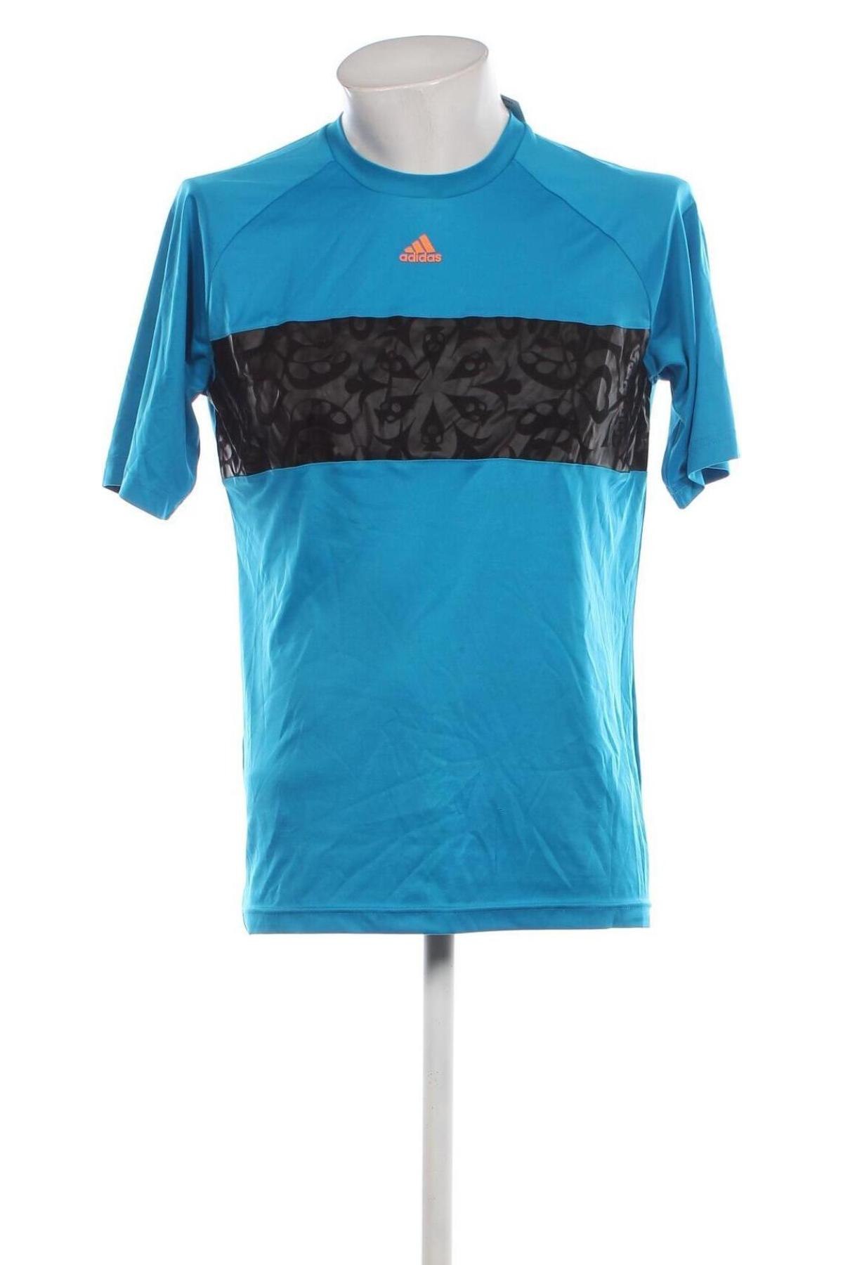 Herren T-Shirt Adidas, Größe M, Farbe Blau, Preis € 18,79