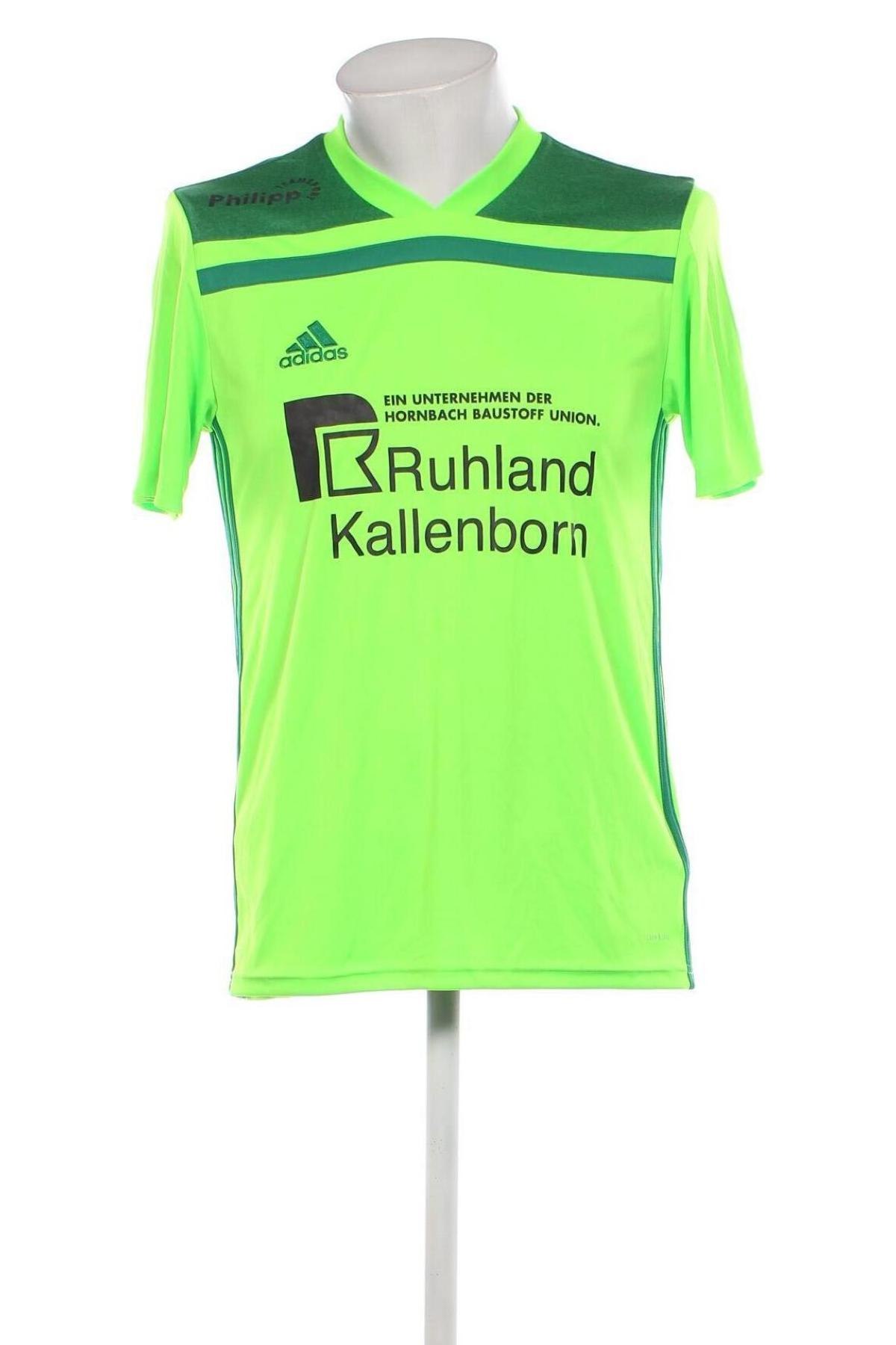 Ανδρικό t-shirt Adidas, Μέγεθος M, Χρώμα Πράσινο, Τιμή 15,87 €