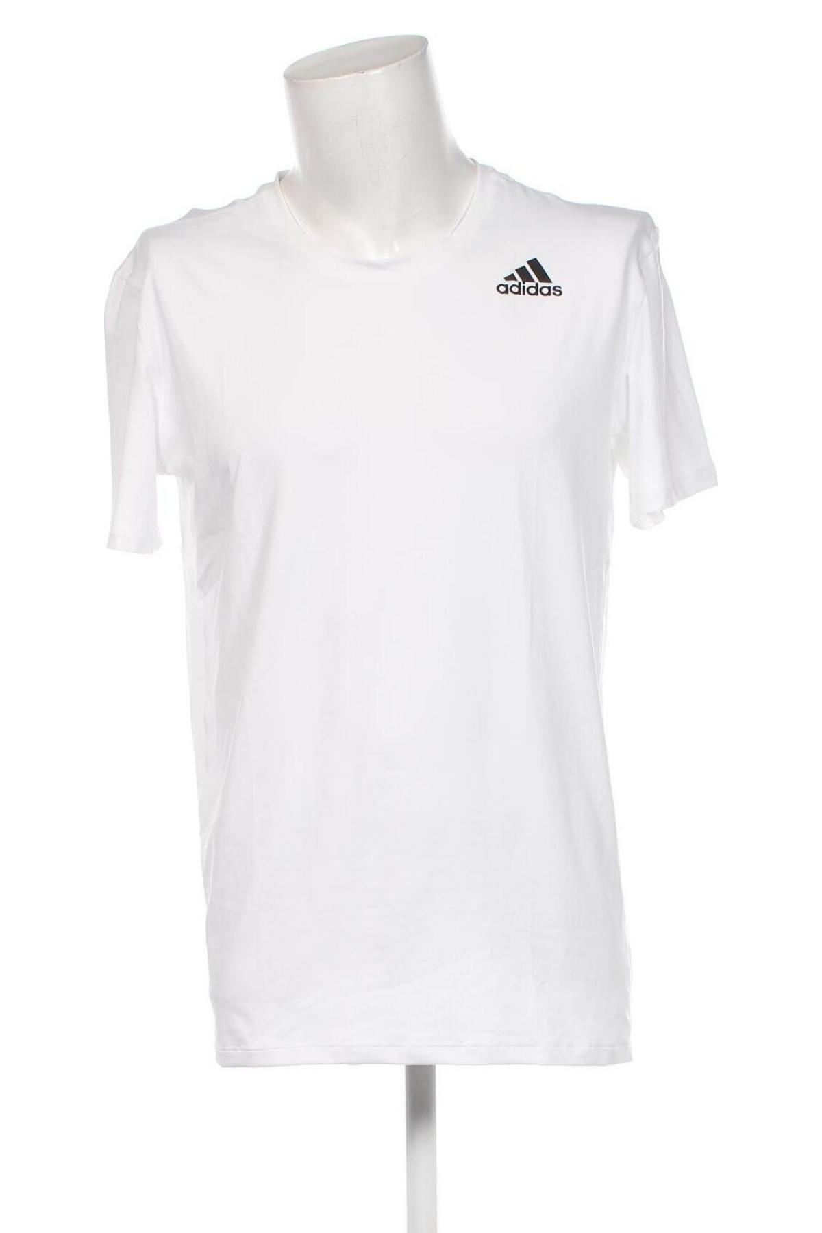 Herren T-Shirt Adidas, Größe XL, Farbe Weiß, Preis 18,79 €