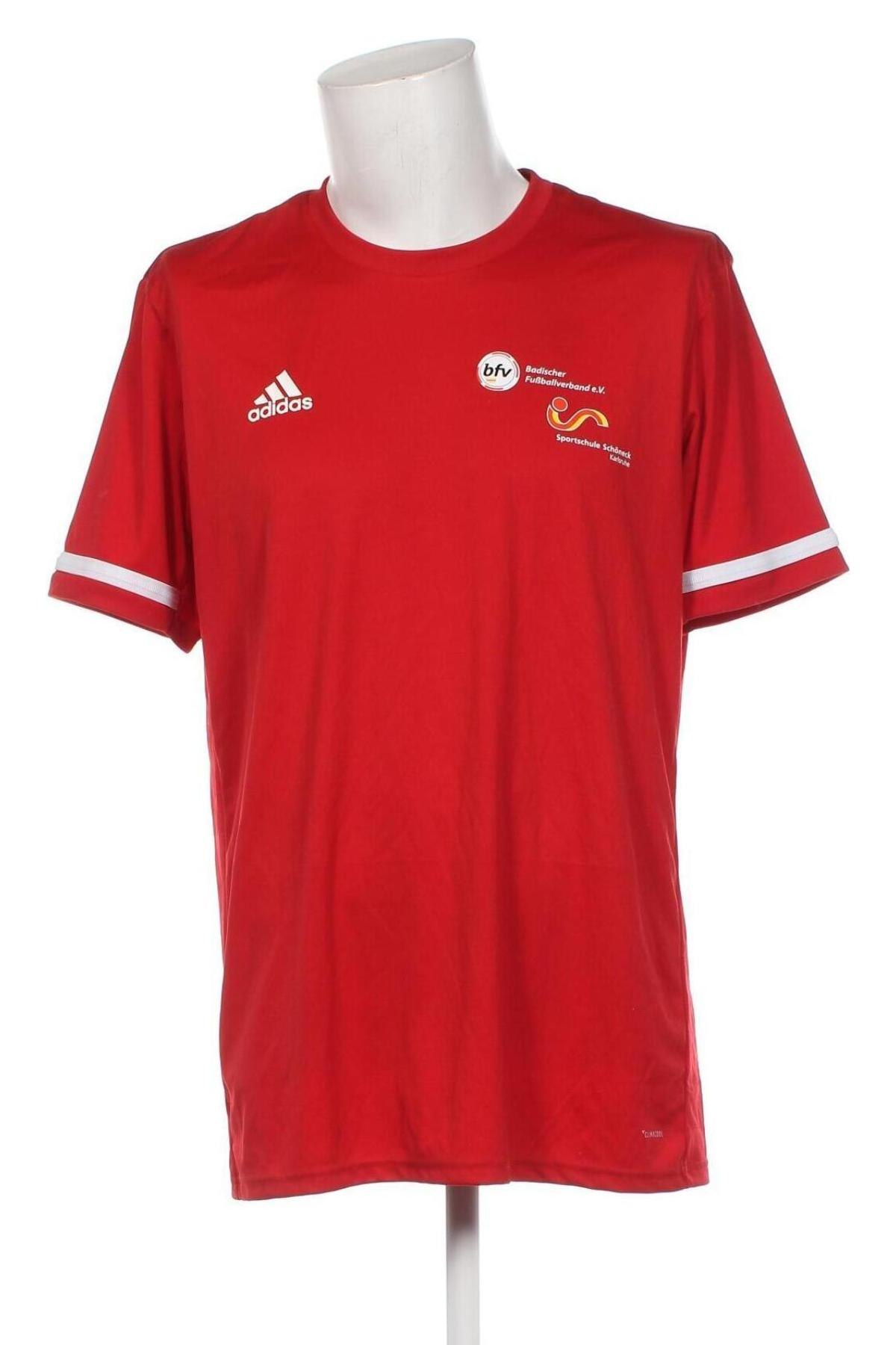 Tricou de bărbați Adidas, Mărime XL, Culoare Roșu, Preț 75,50 Lei