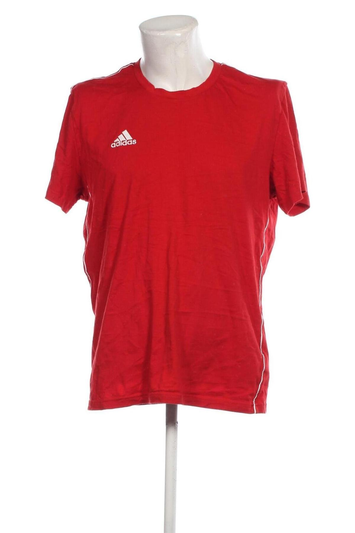 Tricou de bărbați Adidas, Mărime XL, Culoare Roșu, Preț 88,82 Lei
