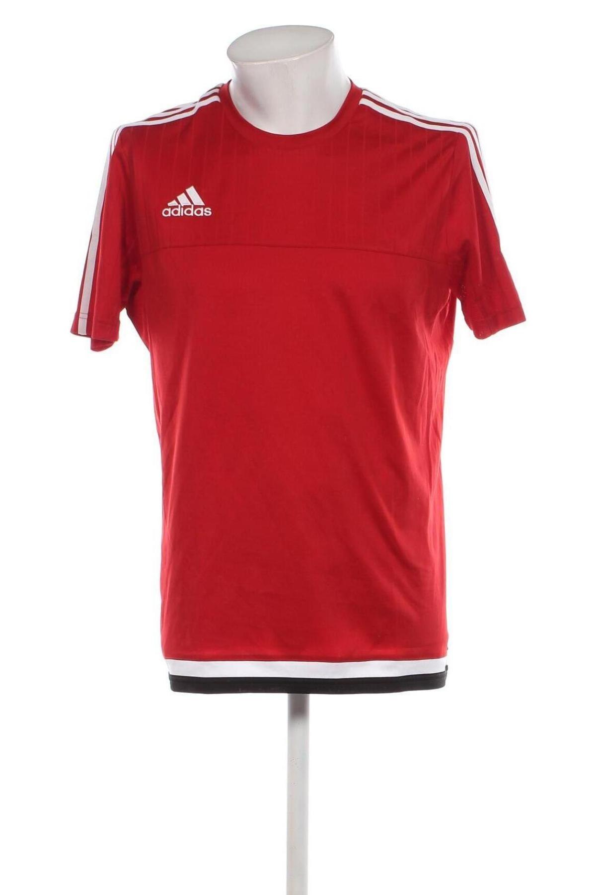 Herren T-Shirt Adidas, Größe L, Farbe Rot, Preis € 17,85