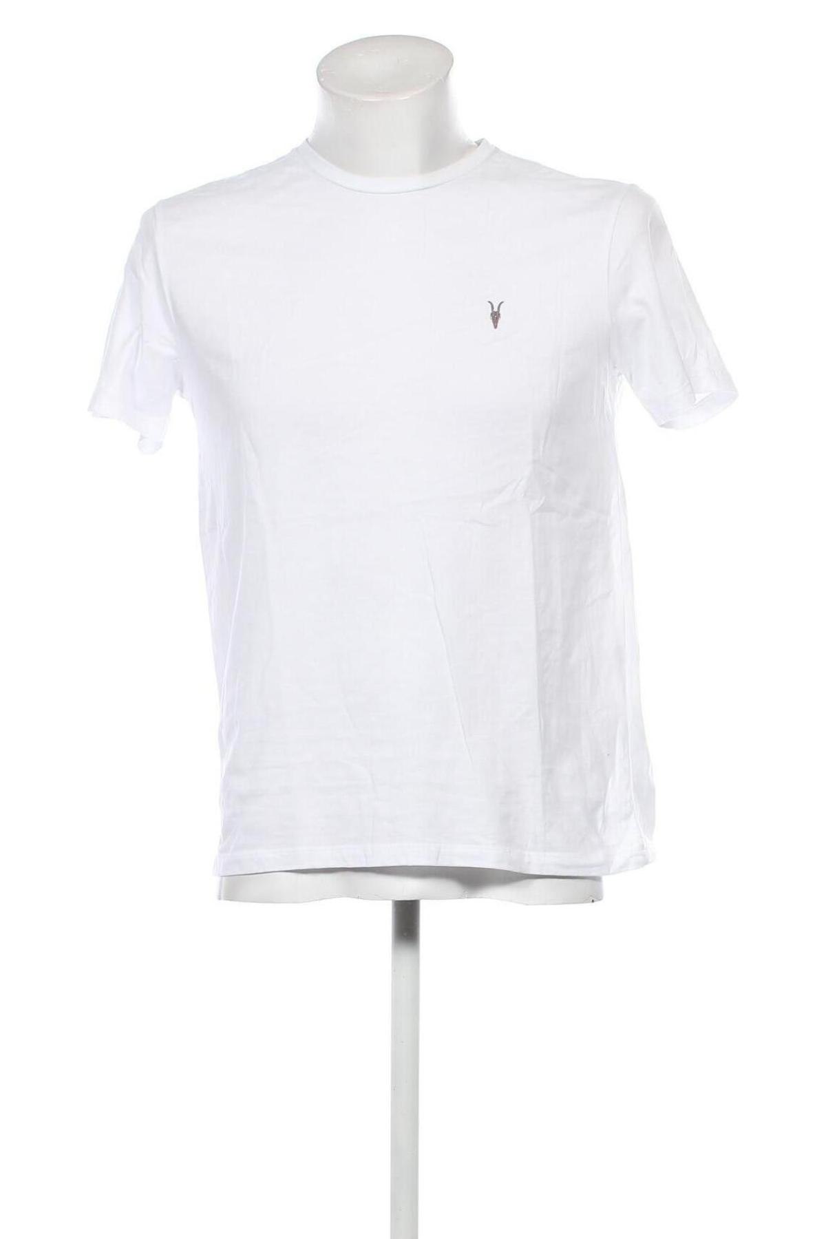 Herren T-Shirt AllSaints, Größe L, Farbe Weiß, Preis 20,41 €